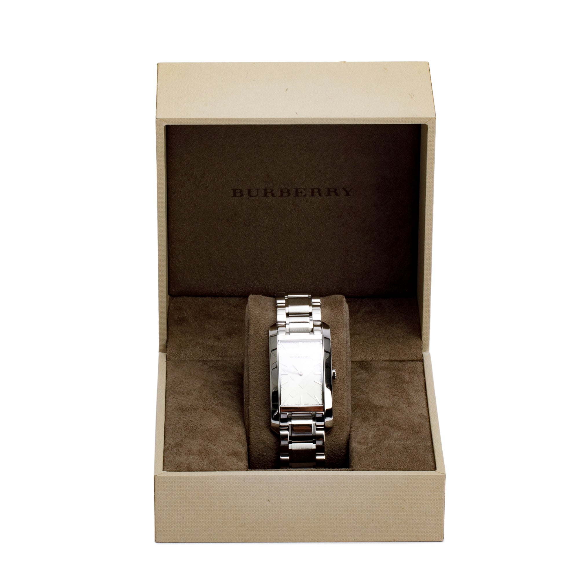 Burberry Stainless Steel BU9400 Heritage Quartz Watch w/ Box