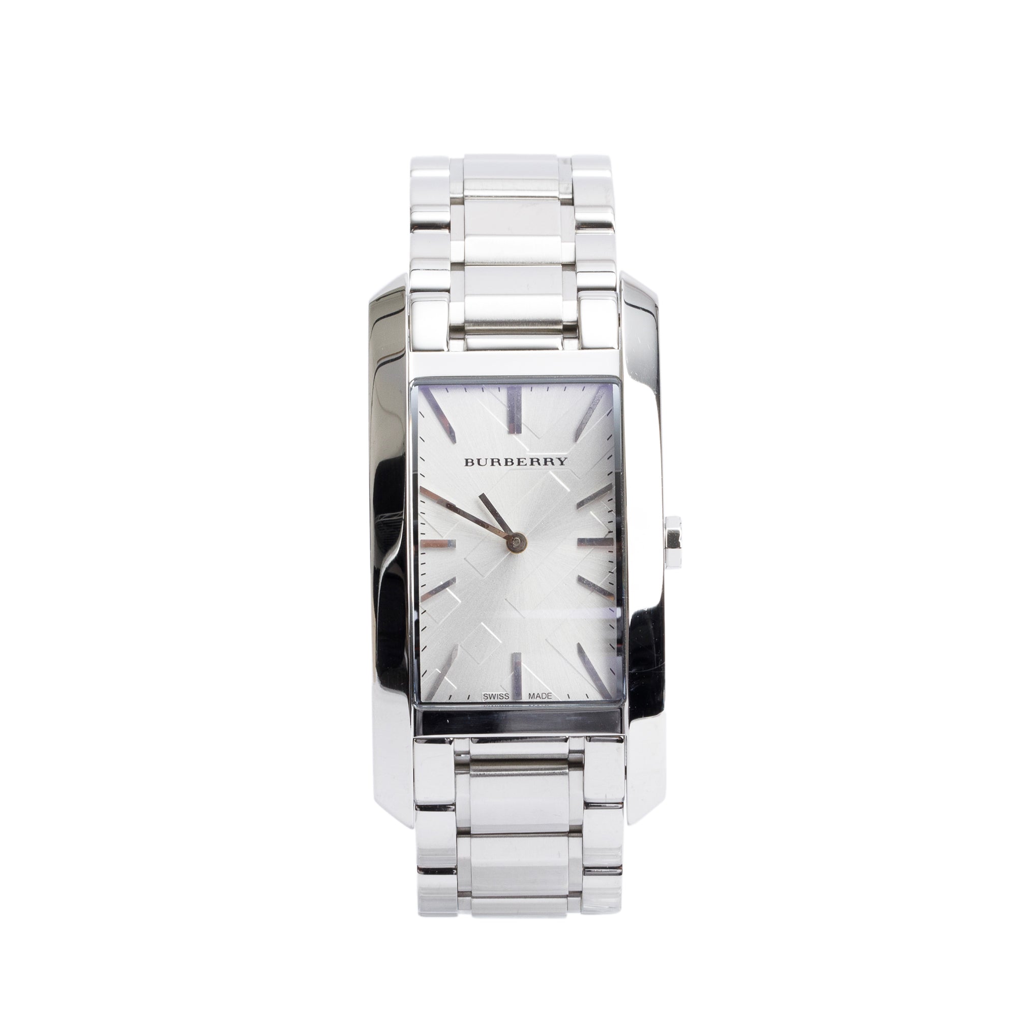 Burberry Stainless Steel BU9400 Heritage Quartz Watch w/ Box