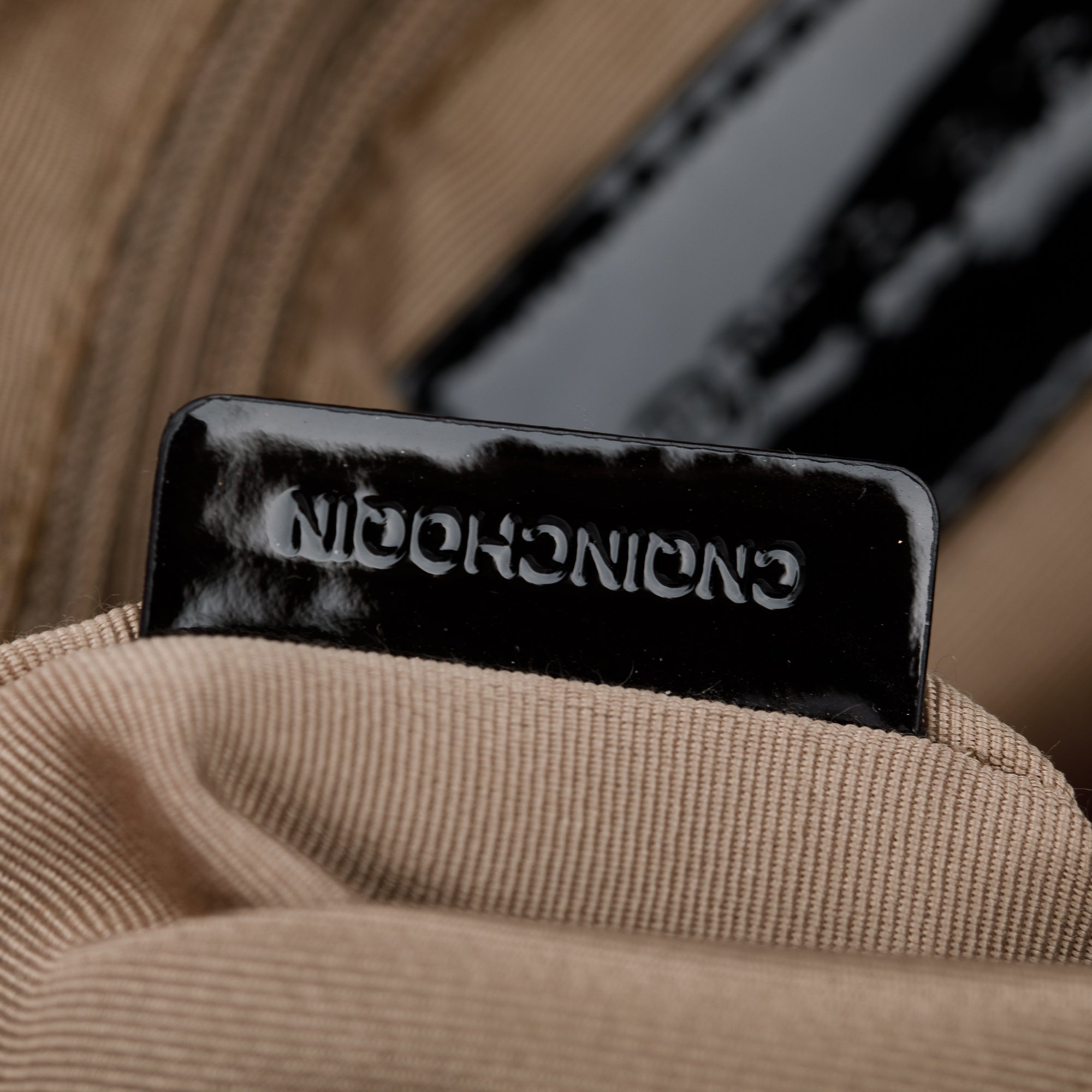 Burberry Super Nova Check Black Patent Leather Trimmed Dryden Crossbody Bag