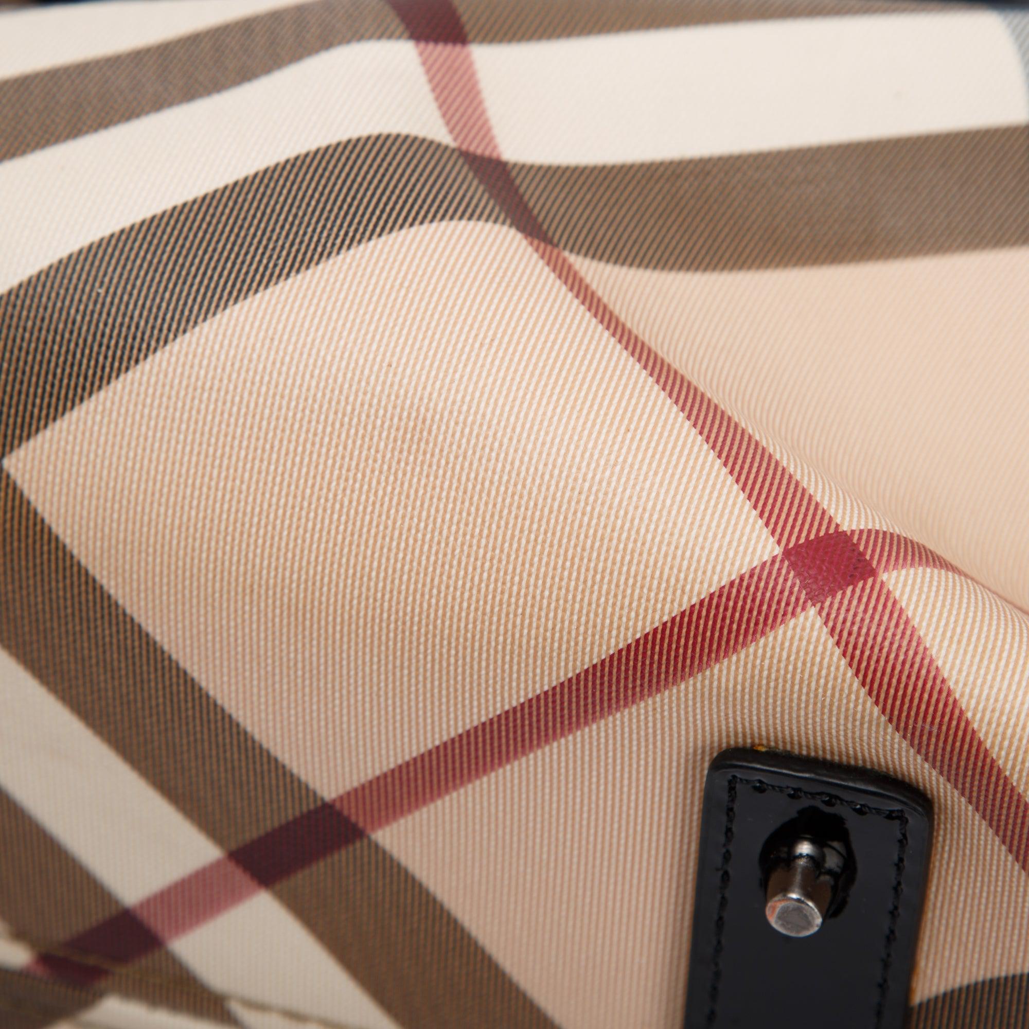 Burberry Super Nova Check Large Nickie Tote Bag