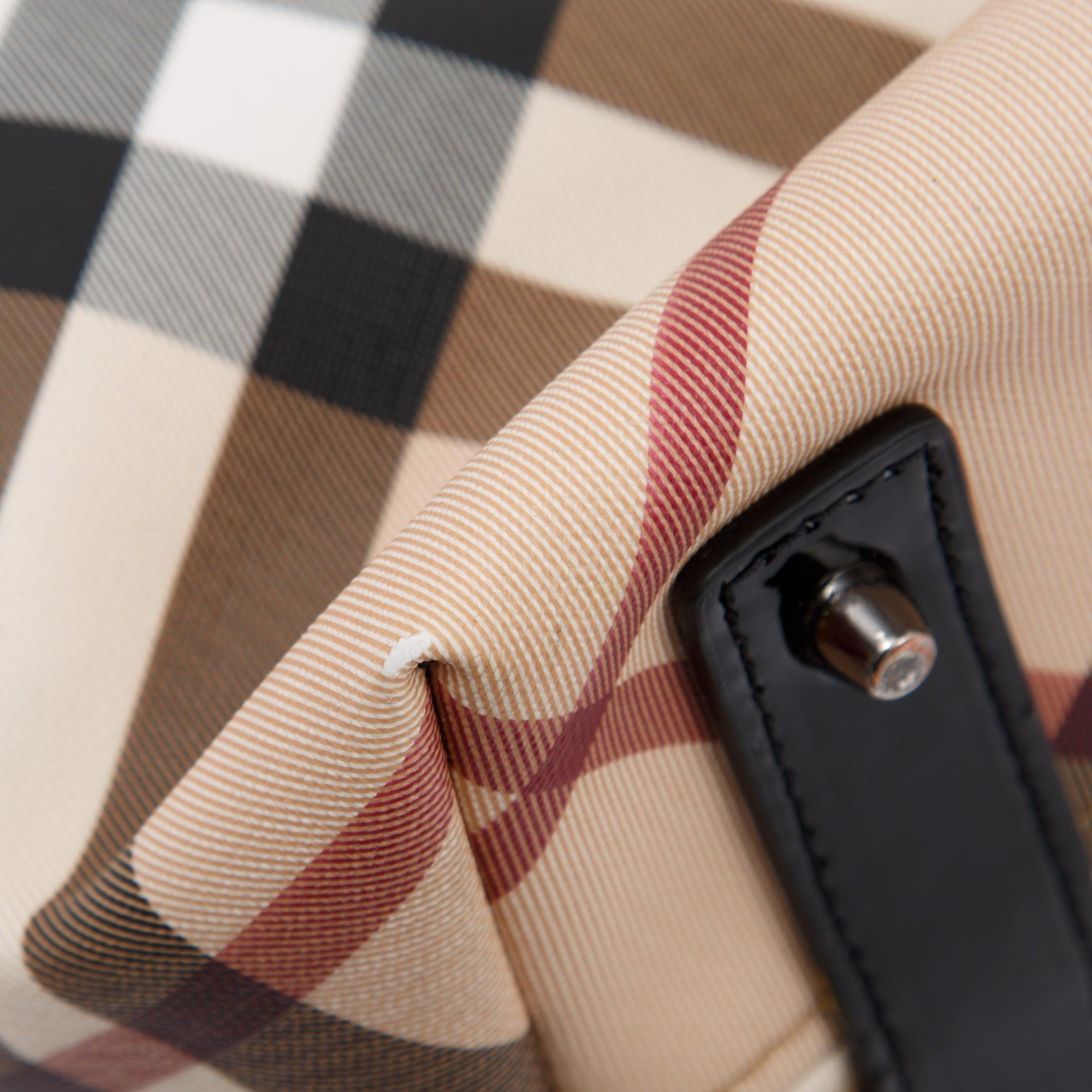 Burberry Super Nova Check Large Nickie Tote Bag