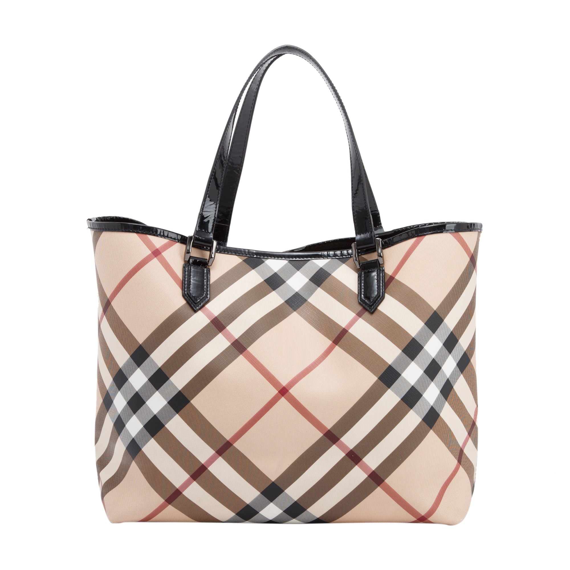 Burberry Super Nova Check Large Nickie Tote Bag
