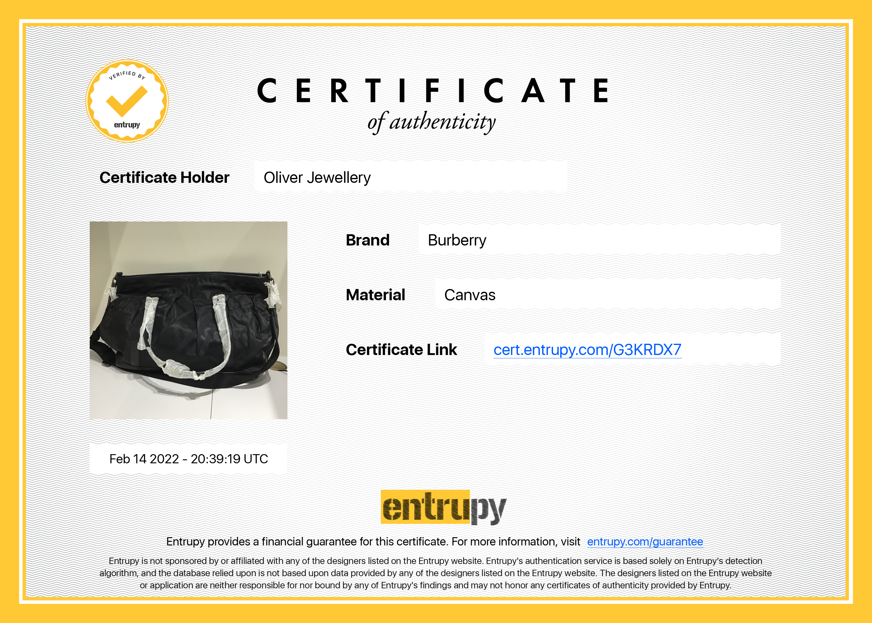 Burberry Supernova Check Diaper Bag