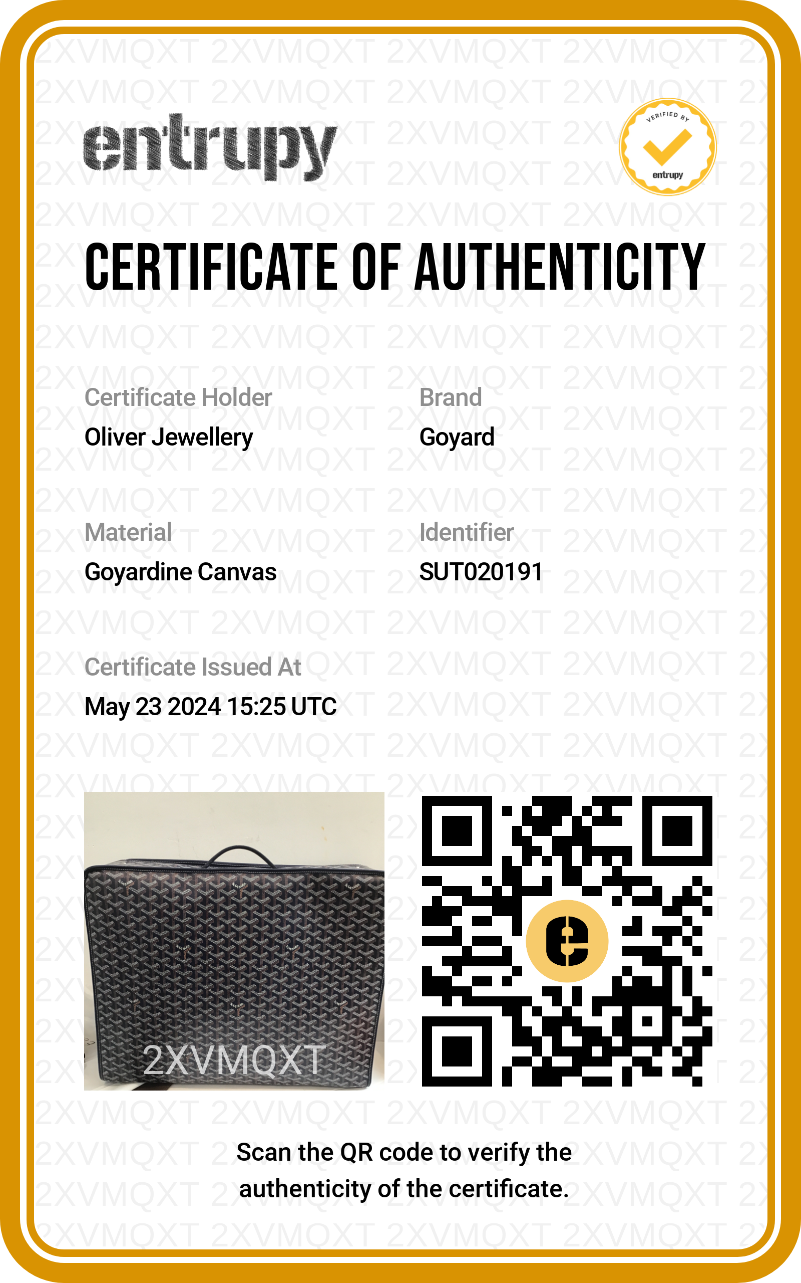 Goyard Blue Monogram Canvas Caravelle 50 Suitcase