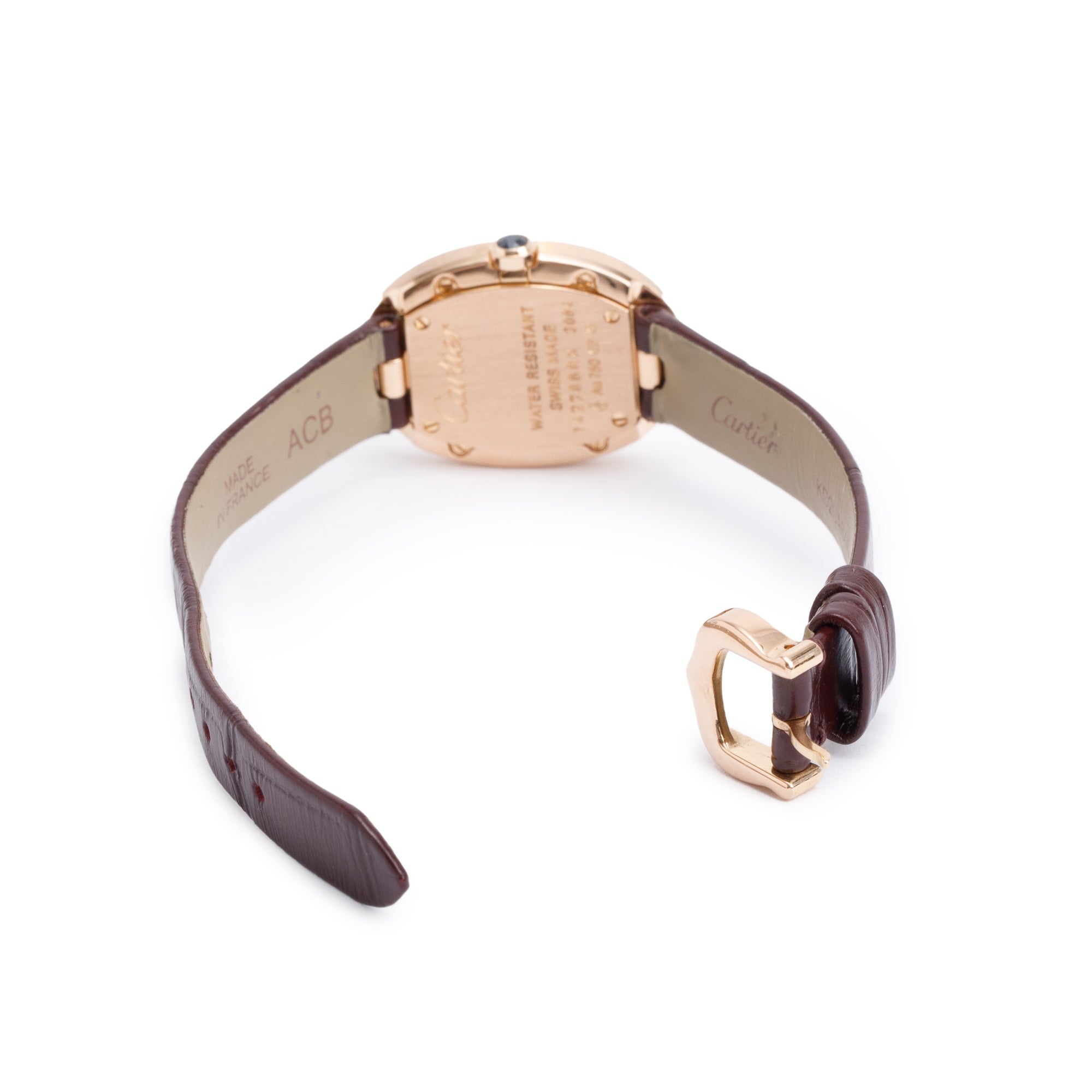 Cartier 18k Rose Gold Baignoire Watch, Small Model 3064