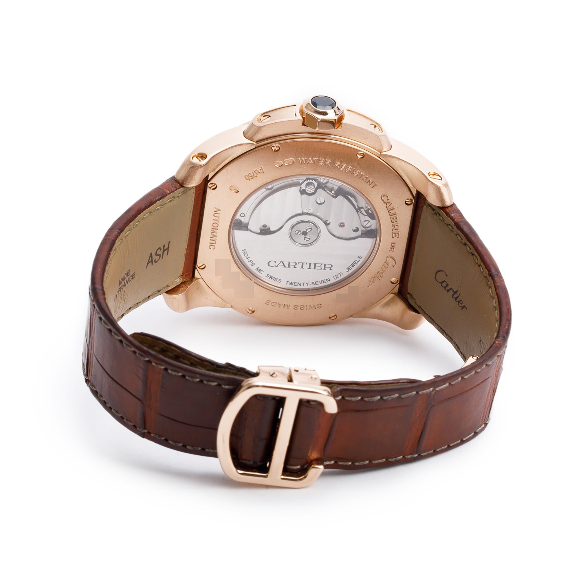 Cartier 18k Rose Gold Calibre de Cartier 42 MM Automatic Watch