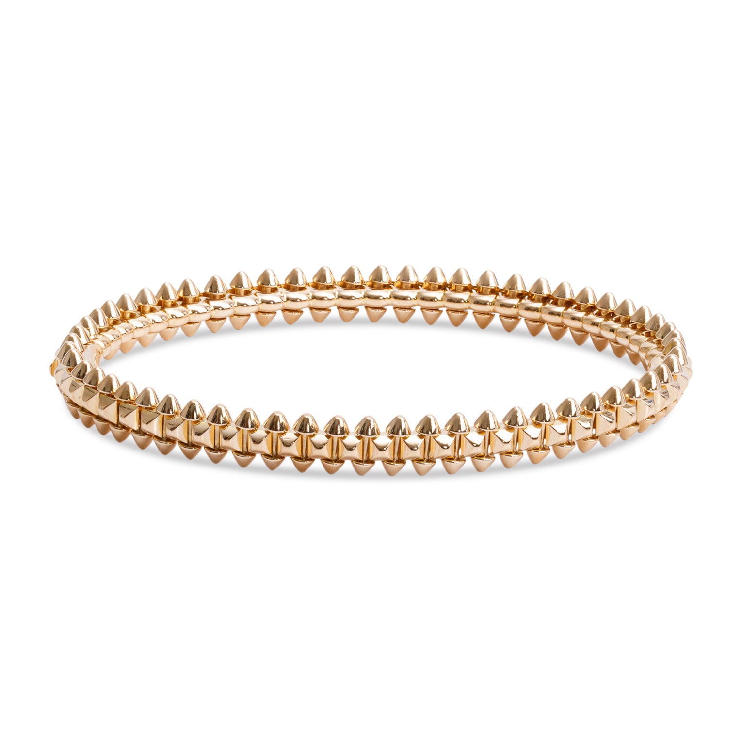 Cartier 18k Rose Gold Clash de Cartier Bracelet, Small Model Size 16
