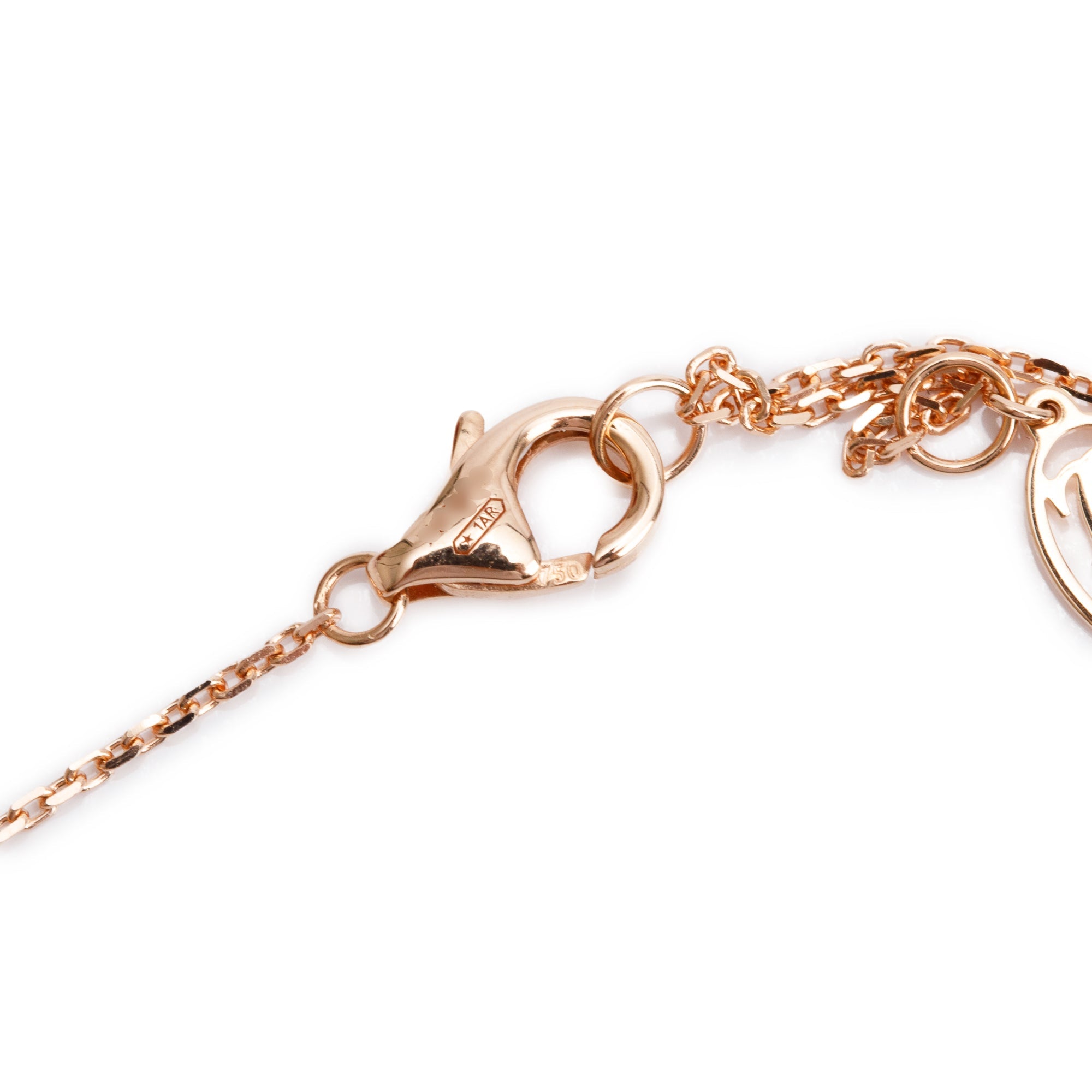 Cartier 18k Rose Gold Diamond D'Amour Bracelet, XS Model w/ Box, Receipt & Certificate