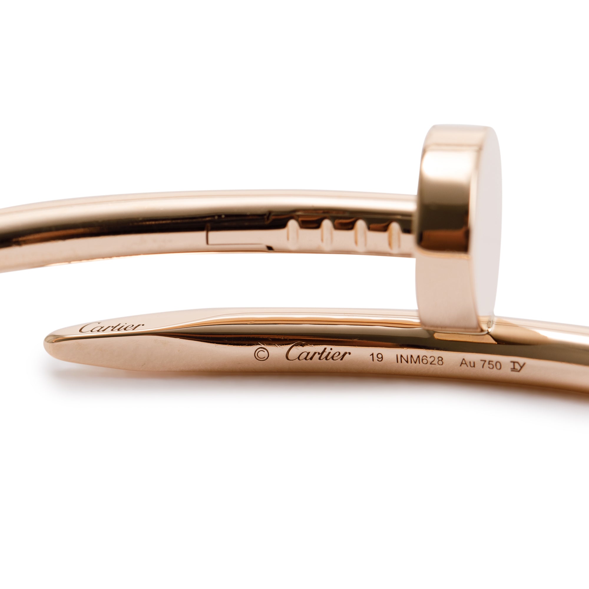 Cartier 18k Rose Gold Juste Un Clou Bracelet w/ Box