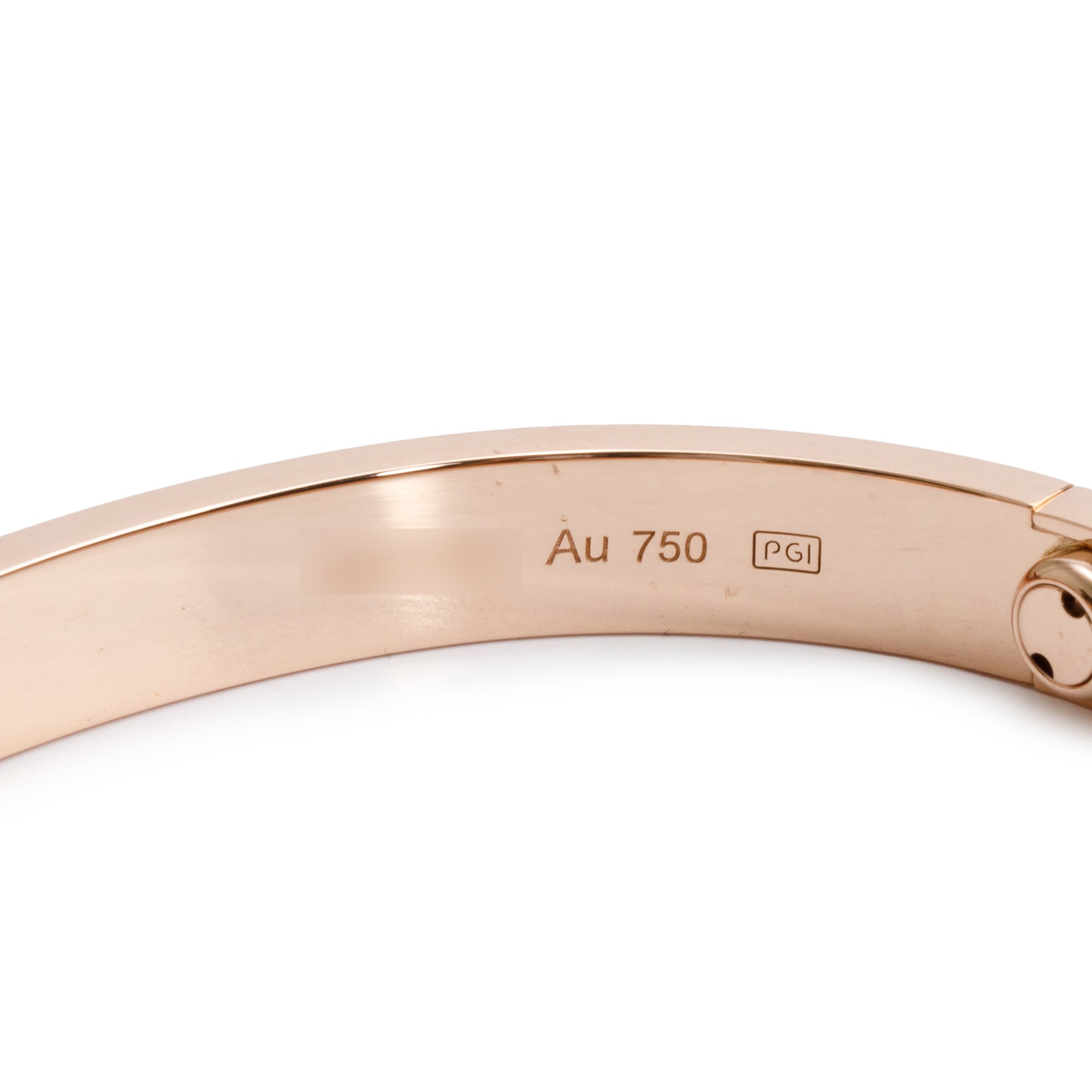 Cartier 18k Rose Gold Love Bracelet, Size 16 w/ Box & Certificate