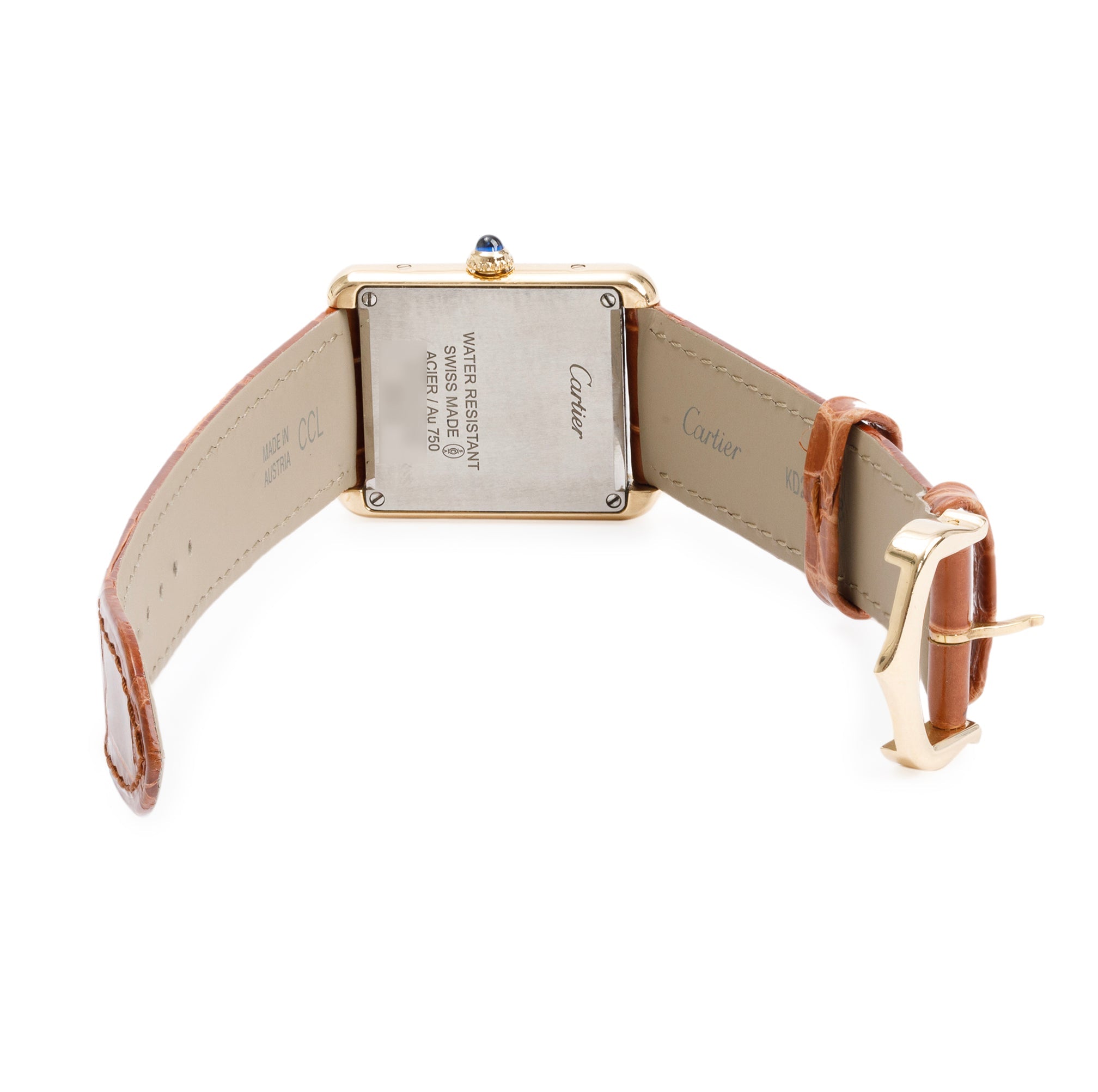 Cartier 18k Rose Gold & Stainless Steel Tank Solo 24 MM Watch