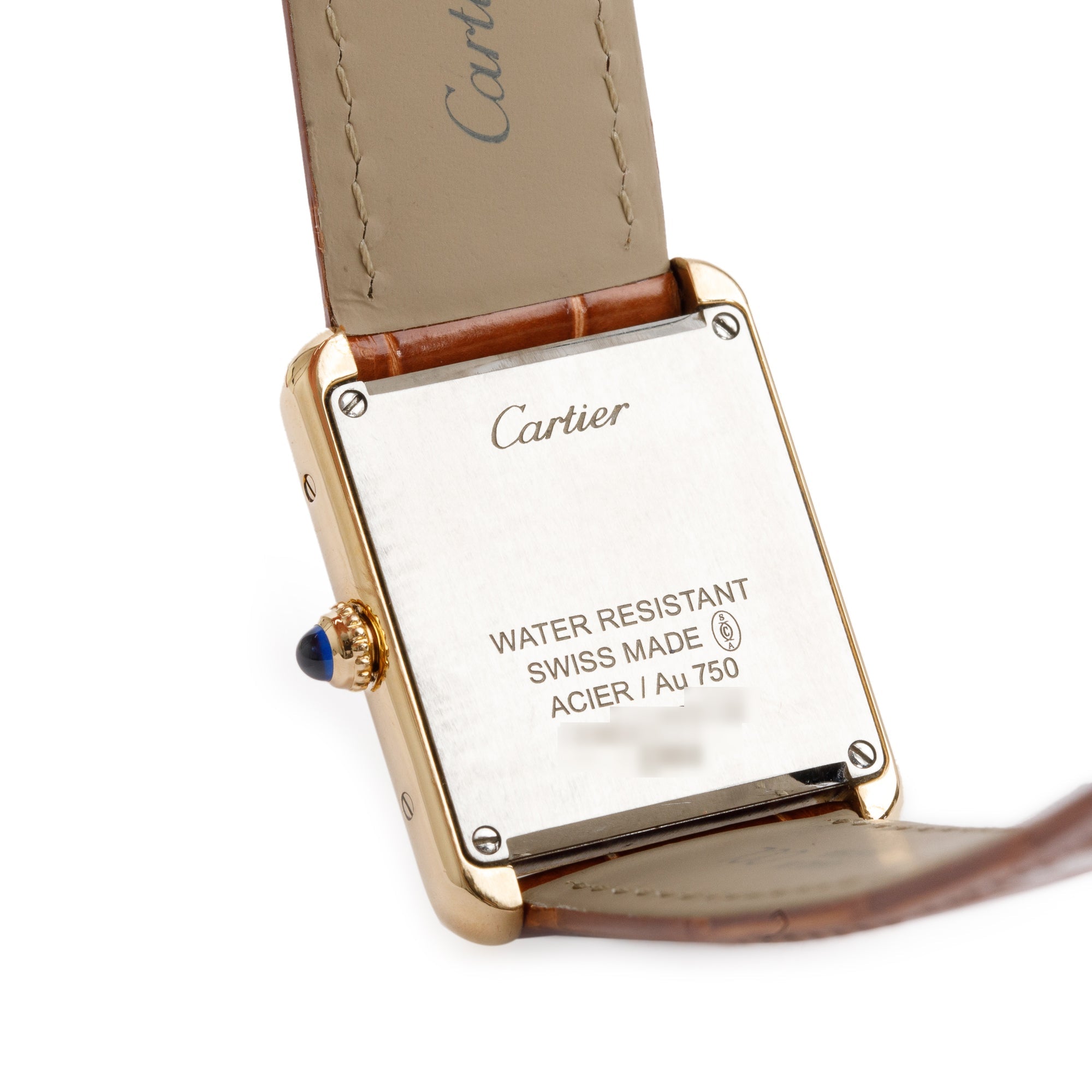 Cartier 18k Rose Gold & Stainless Steel Tank Solo 24 MM Watch