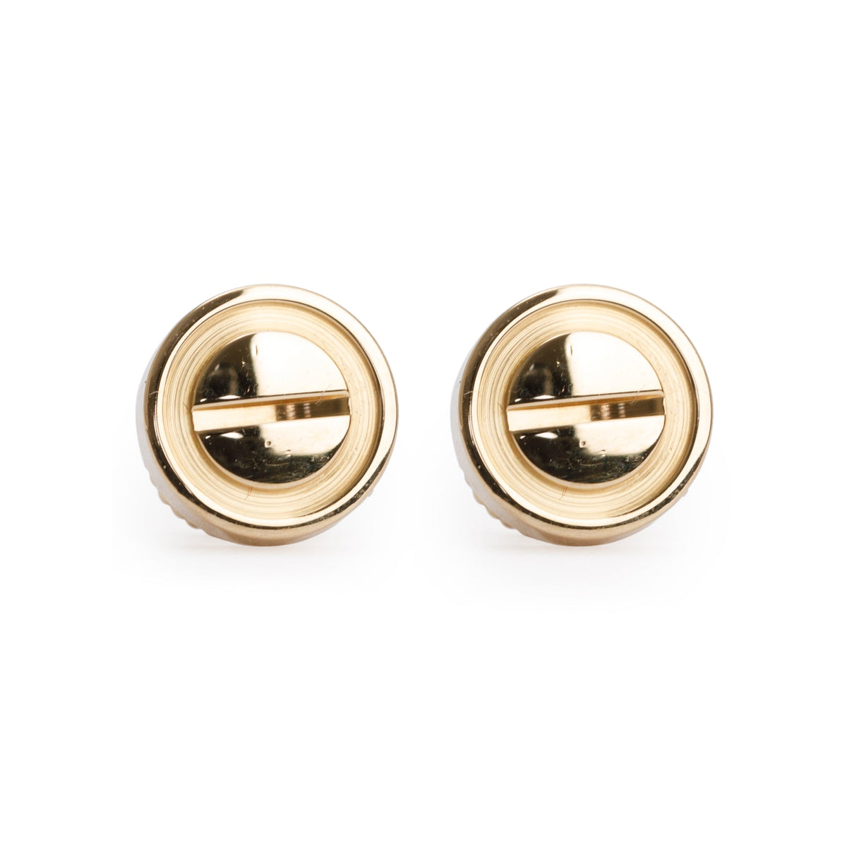 Cartier 18k Yellow Gold 7.2 MM Love Stud Earrings w/ Box – OLIVER'S
