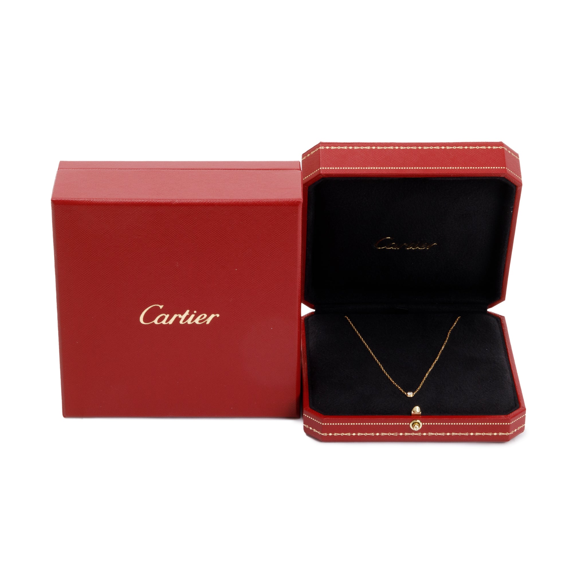 Cartier 18k Yellow Gold D'Amour Necklace, Small Model w/ Box