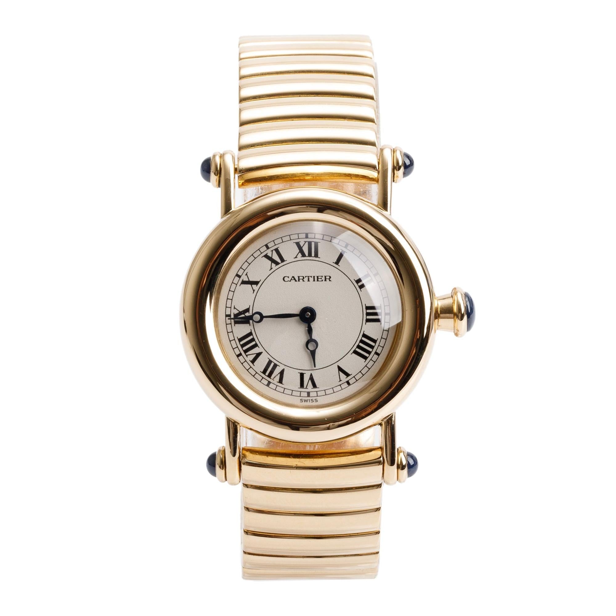 Cartier 18k Yellow Gold Diabolo 27 MM Watch