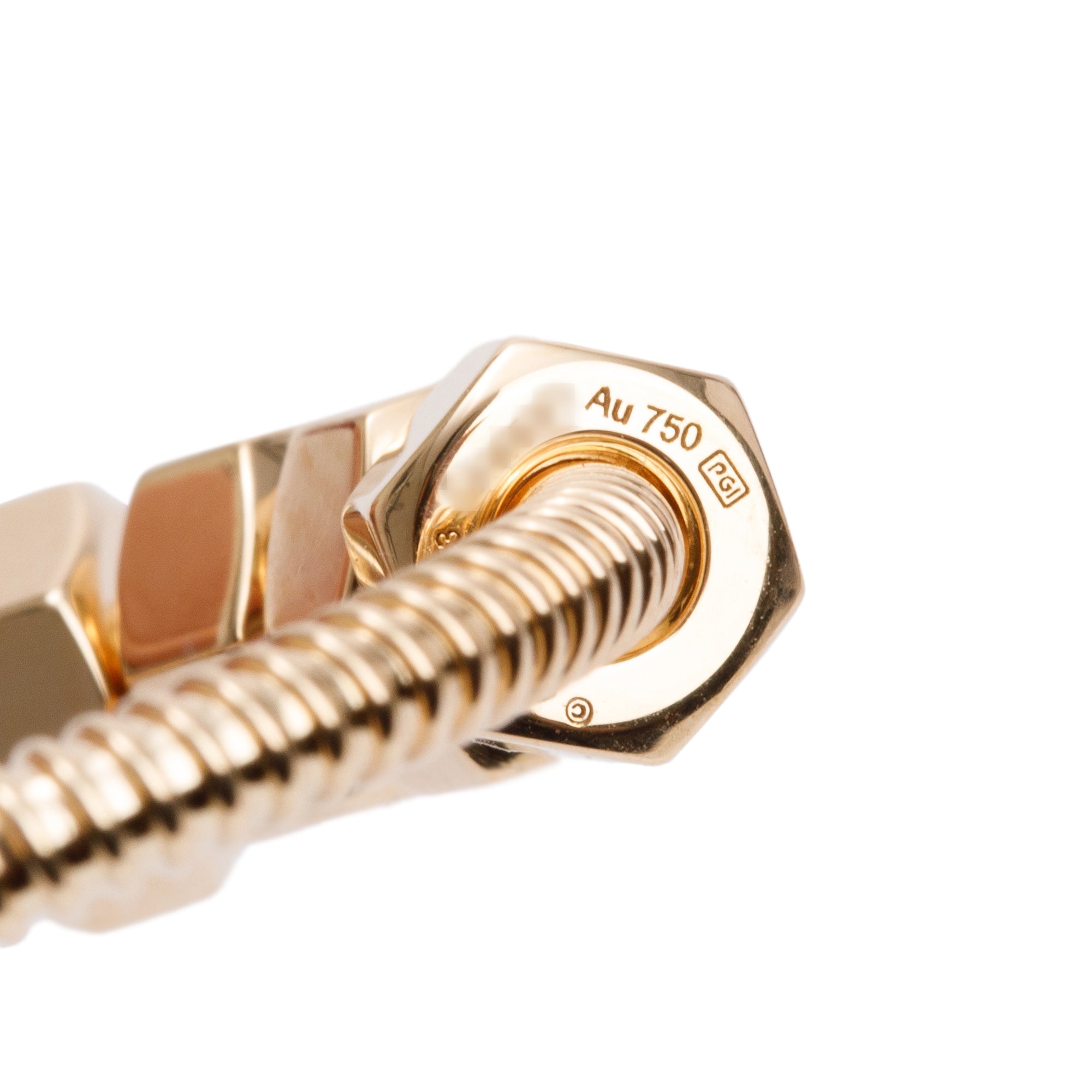 Cartier 18k Yellow Gold Ecrou de Cartier Ring, Size 53 6.25 w/ Box