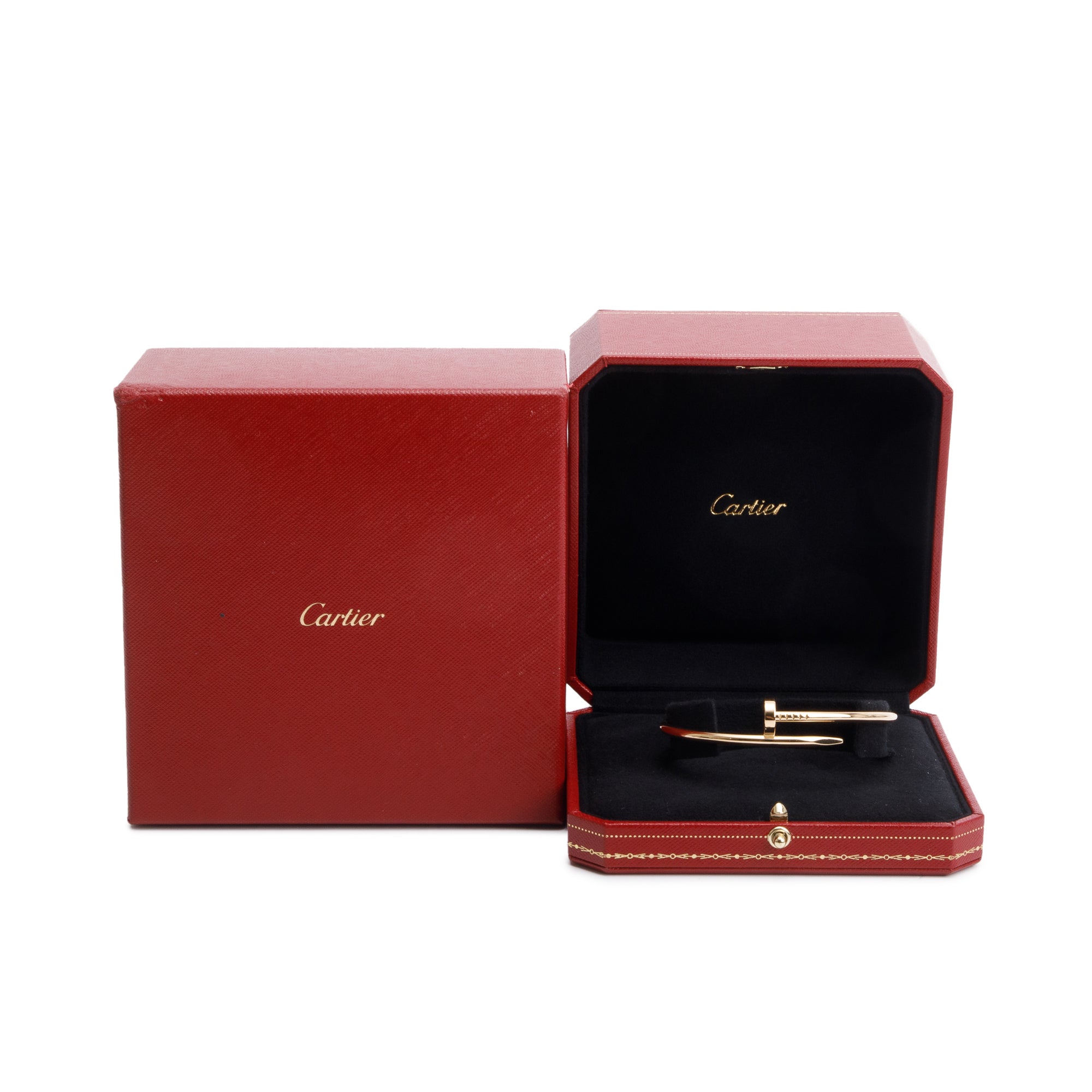 Cartier 18k Yellow Gold Juste Un Clou Bracelet, Size 19 w/ Box