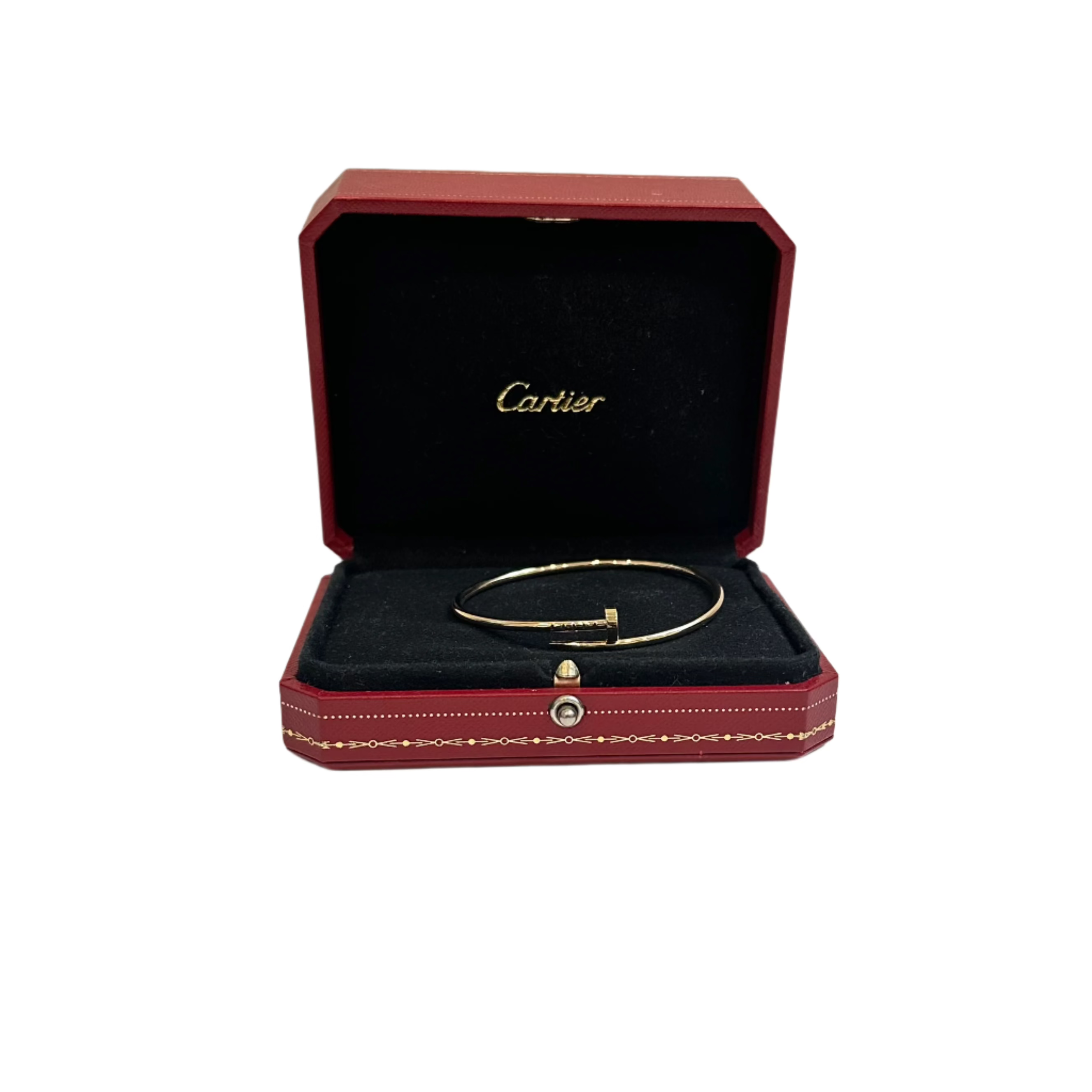 Cartier 18k Yellow Gold Juste Un Clou Bracelet, Small Model, Size 16 w/ Box