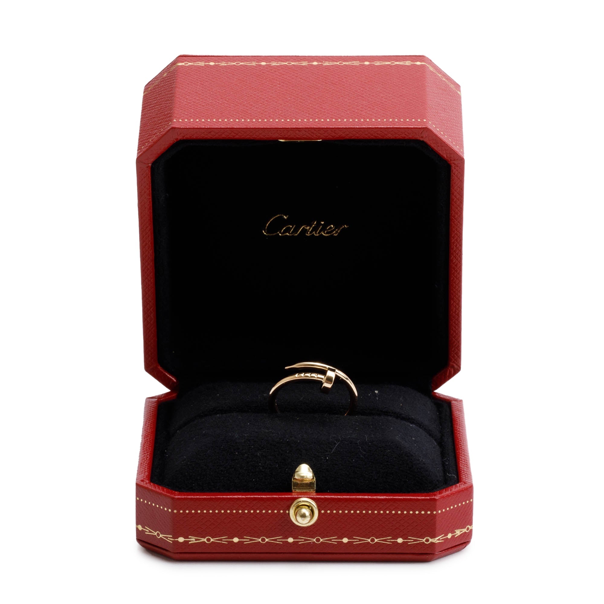 Cartier 18k Yellow Gold Juste Un Clou Ring, Small Model, Size 50 5.25 w/ Box