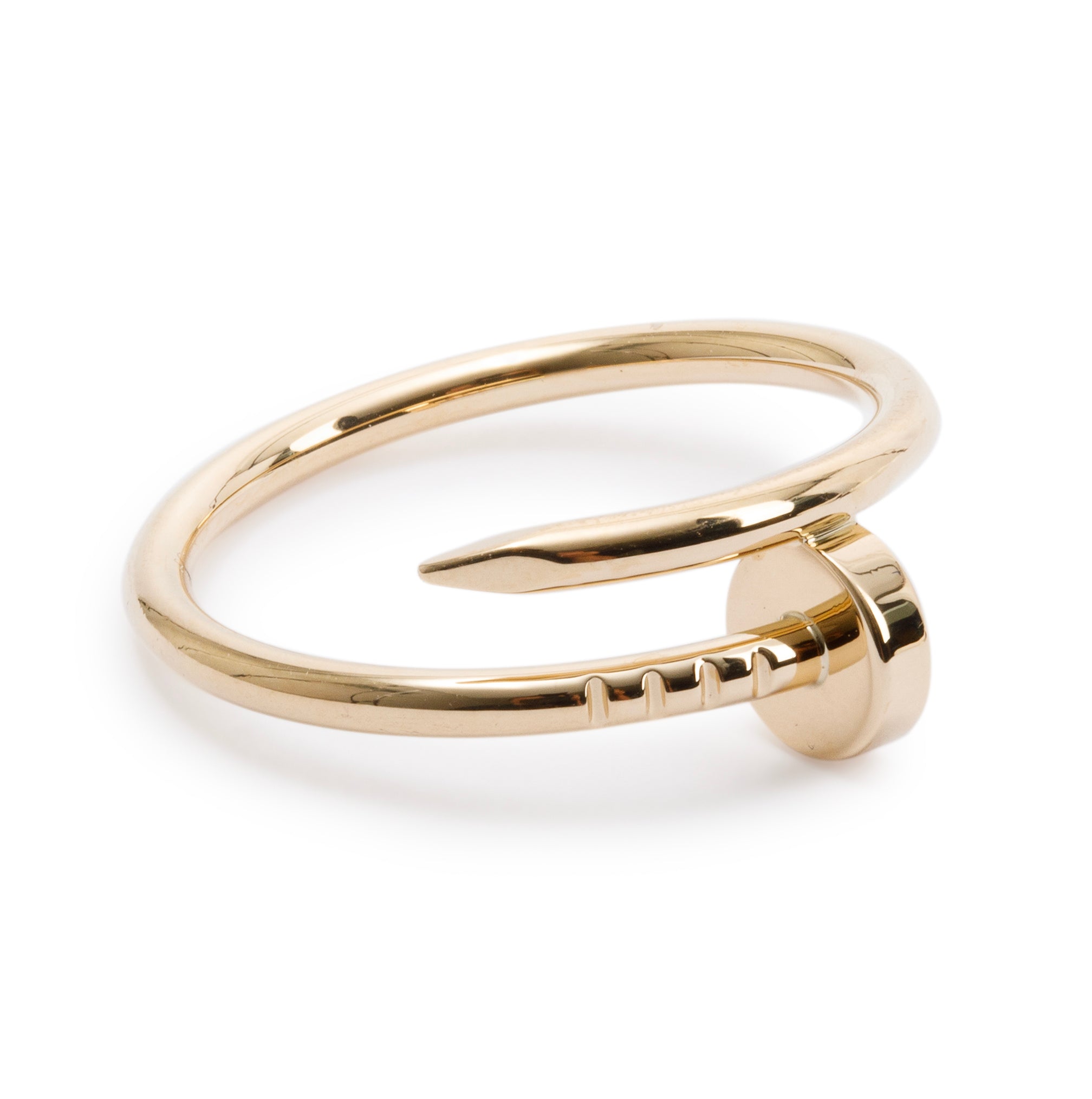 Cartier 18k Yellow Gold Juste Un Clou Ring, Small Model w/ Box & Certificate