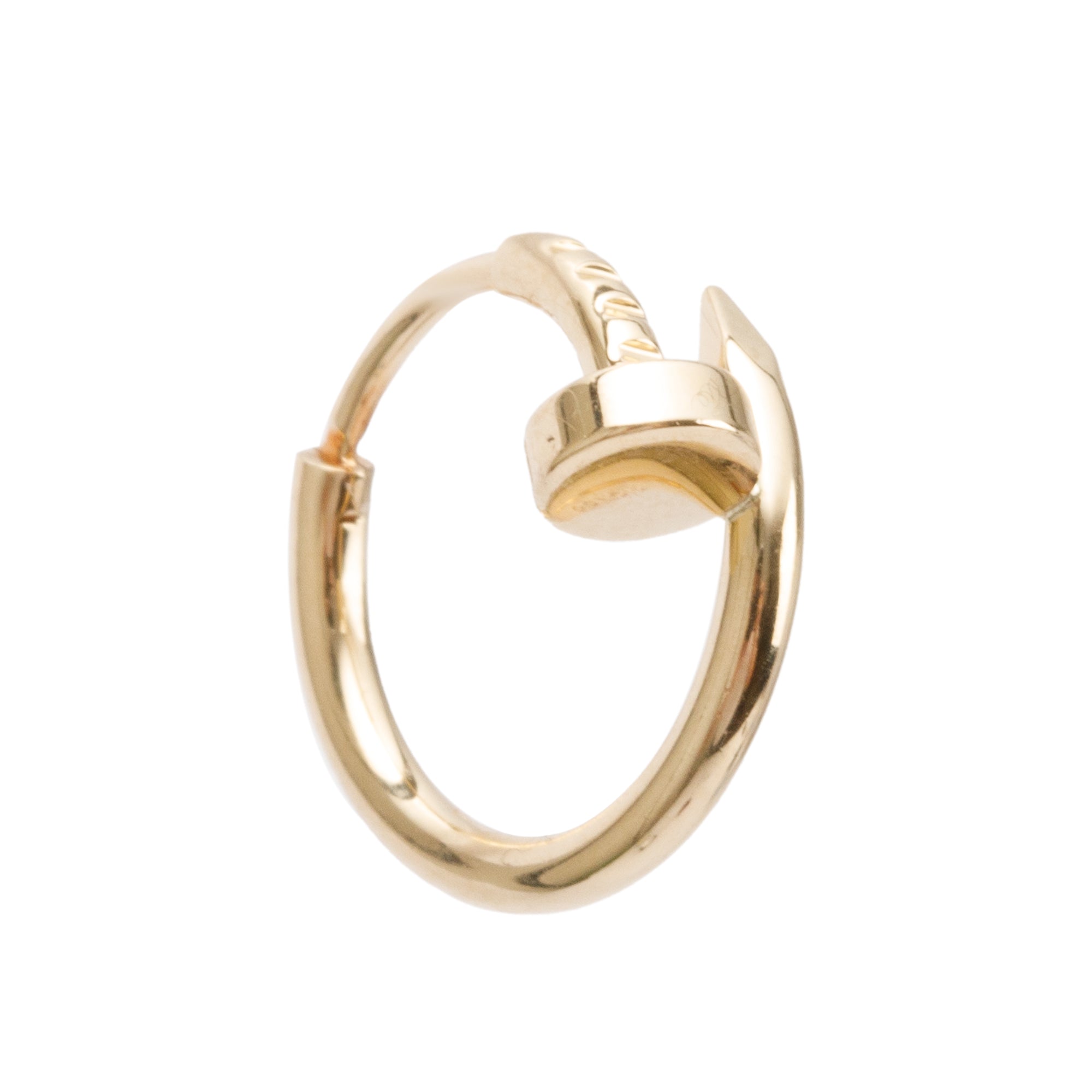 Cartier 18k Yellow Gold Juste un Clou Single Earring w/ Box