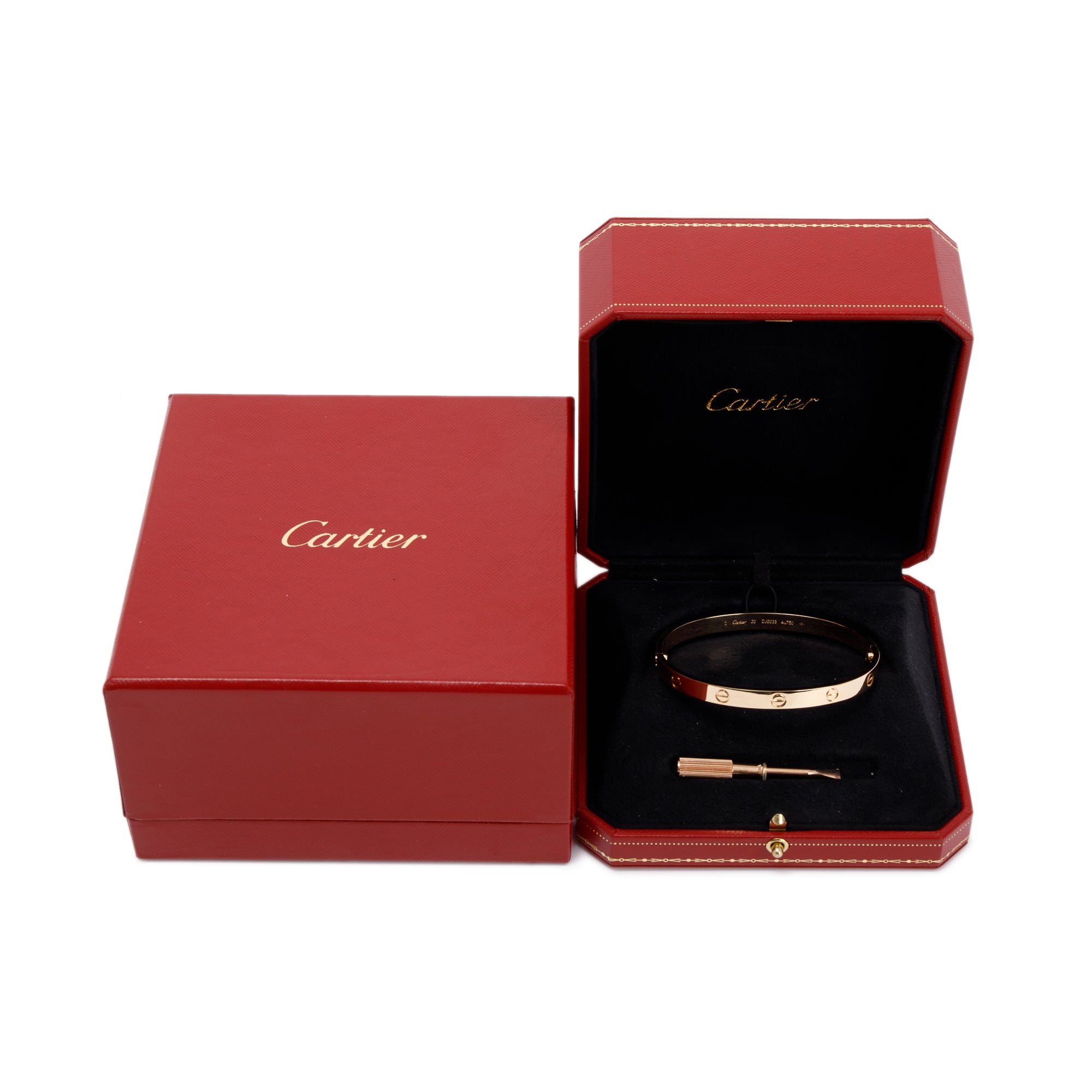 Cartier 18k Yellow Gold Love Bracelet w/ Box