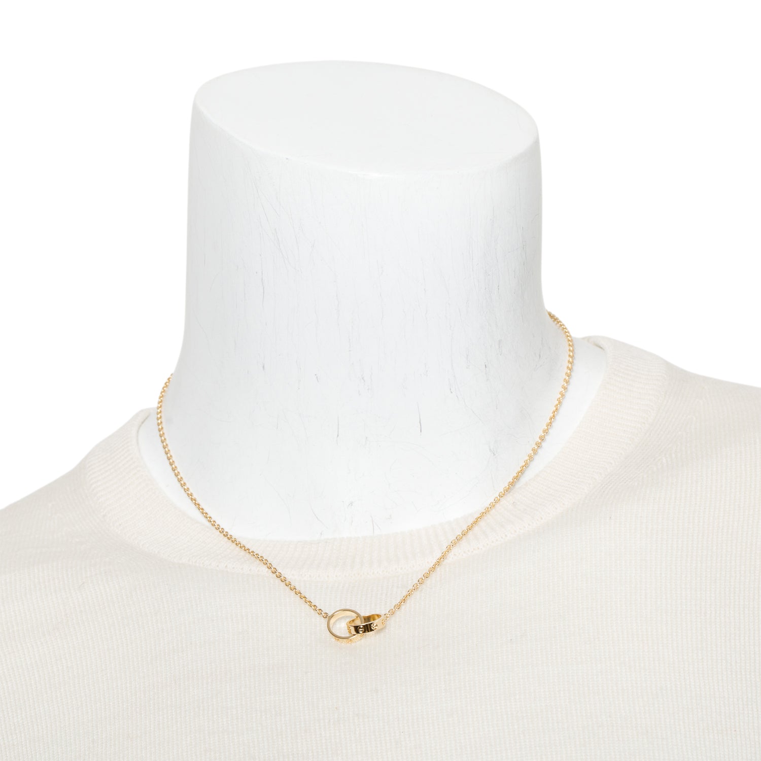 Cartier 18k Yellow Gold Love Necklace w/ Box