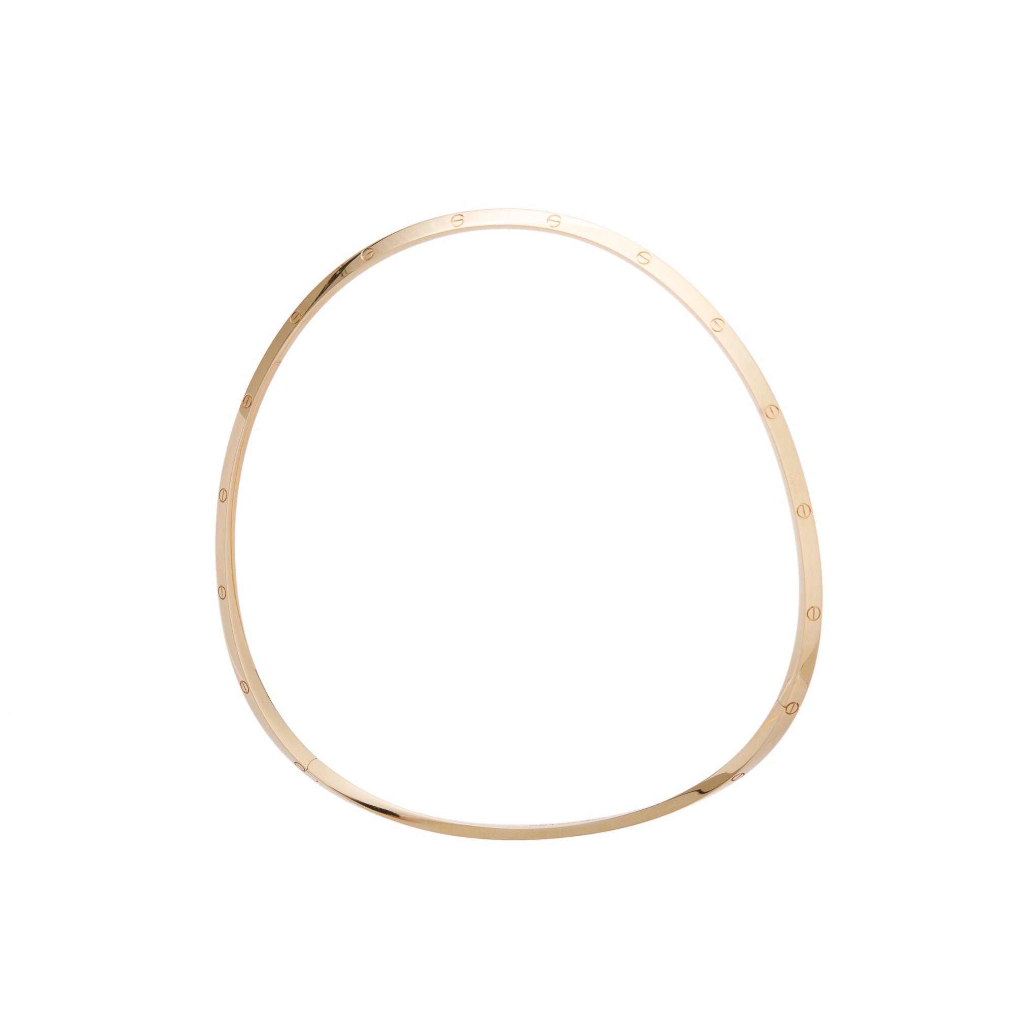 Cartier 18k Yellow Gold Love Necklace w/ Box