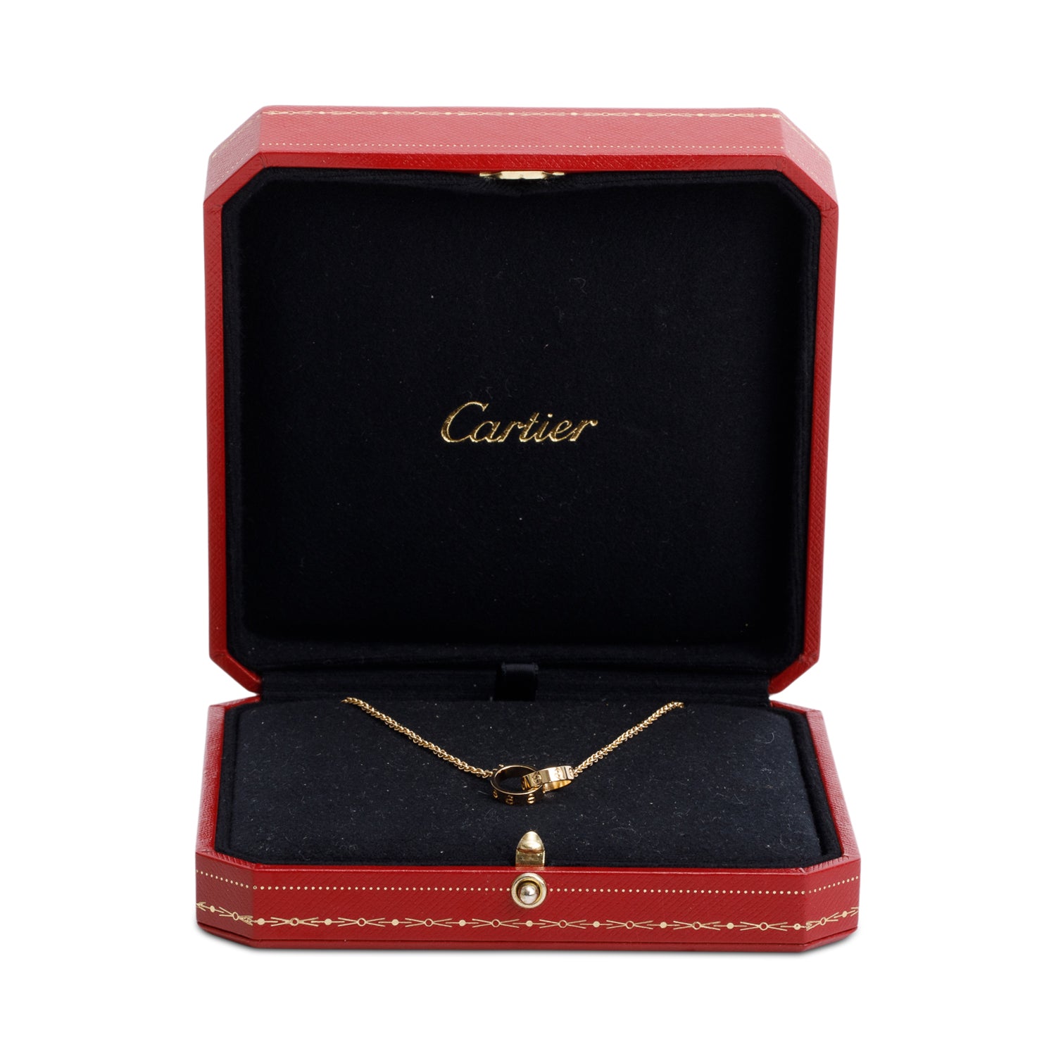 Cartier 18k Yellow Gold Love Necklace w/ Box