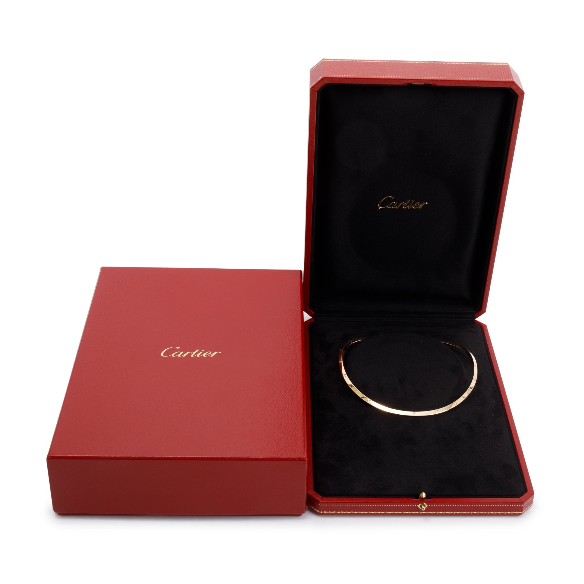 Cartier 18k Yellow Gold Love Necklace w/ Box