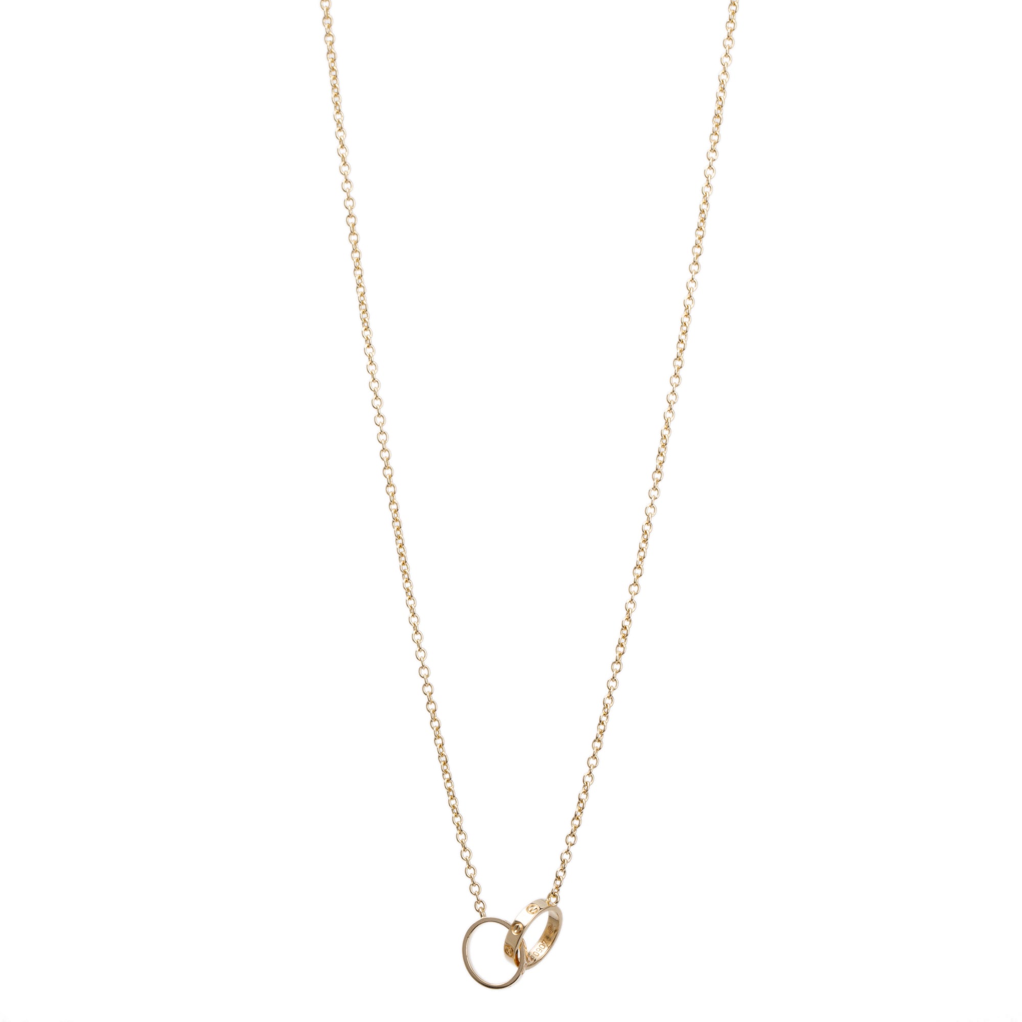 Cartier 18k Yellow Gold Love Necklace w/ Box