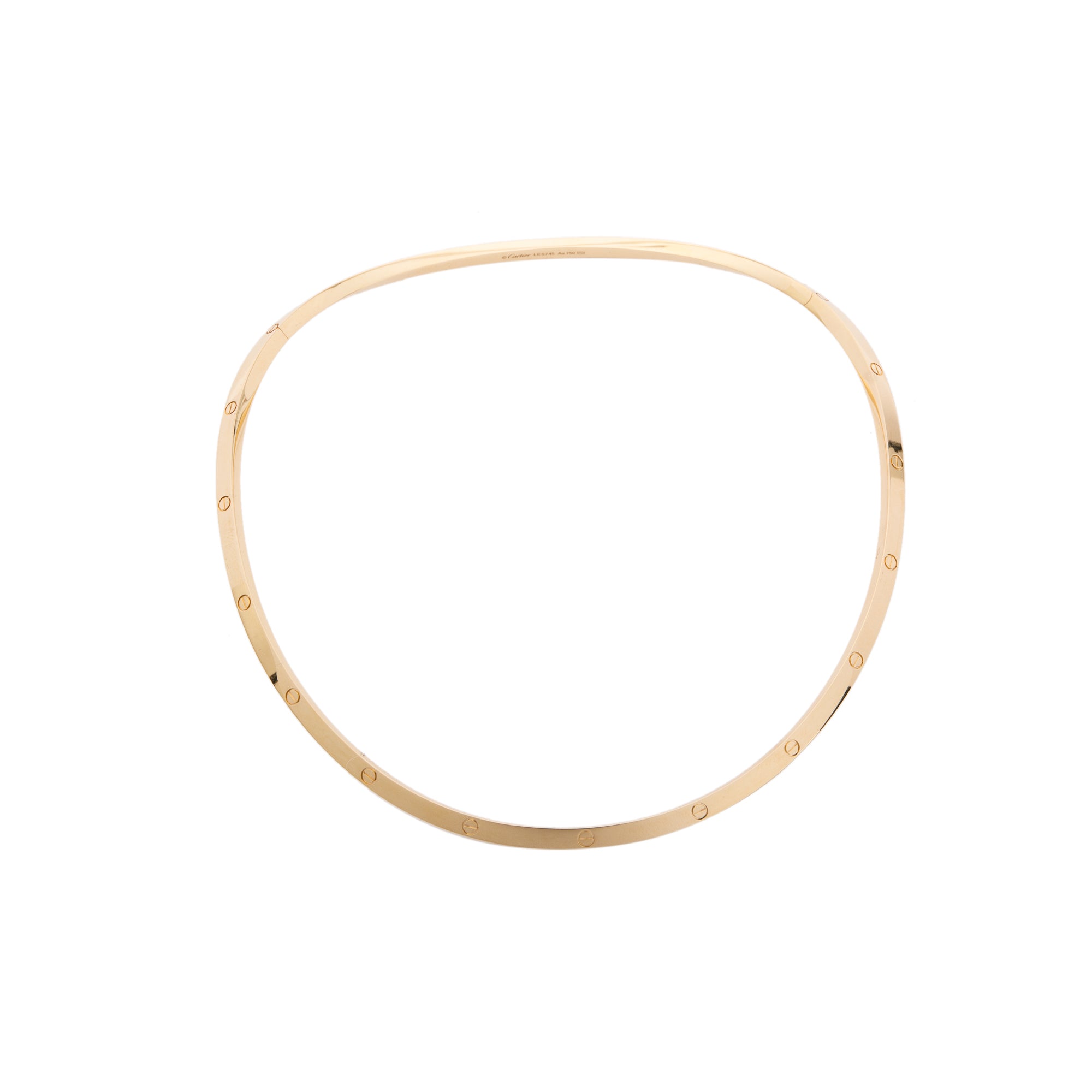 Cartier 18k Yellow Gold Love Necklace w/ Box