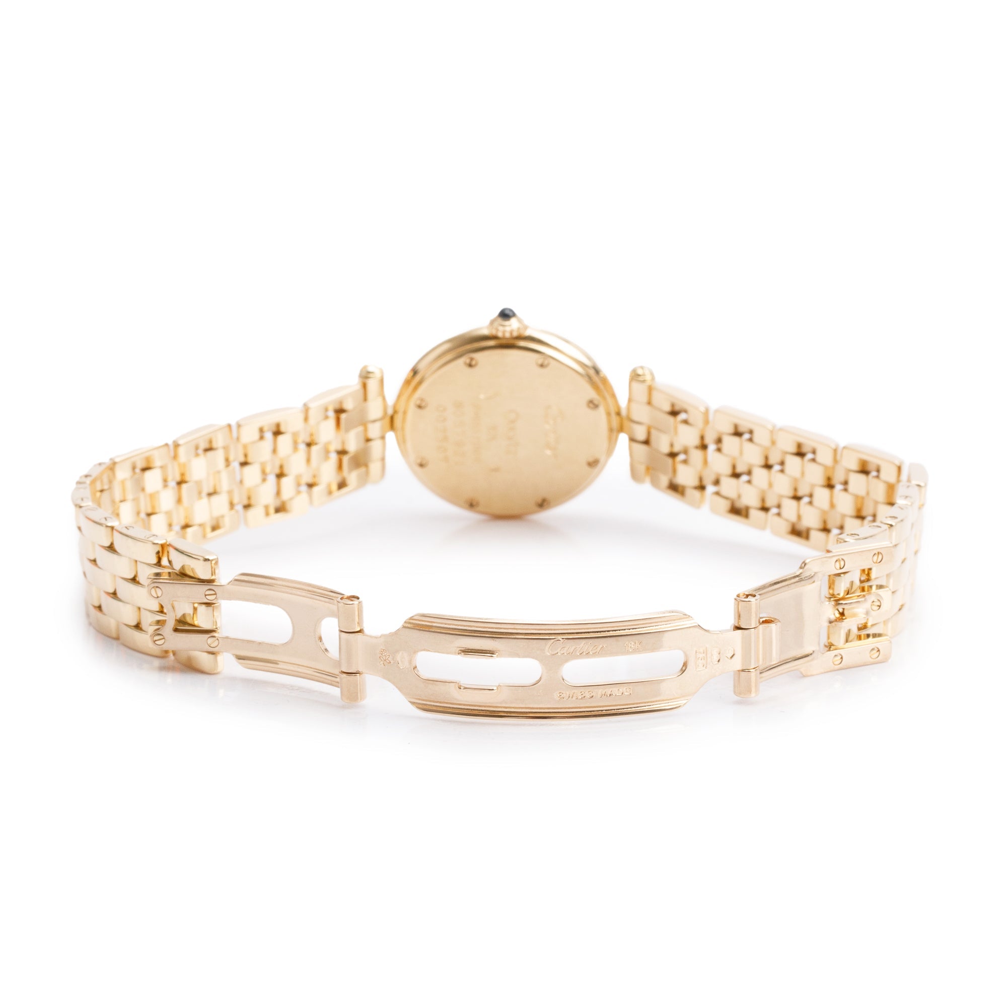 Cartier 18k Yellow Gold Panthere De Cartier Vendome 24 MM Watch w/ Papers