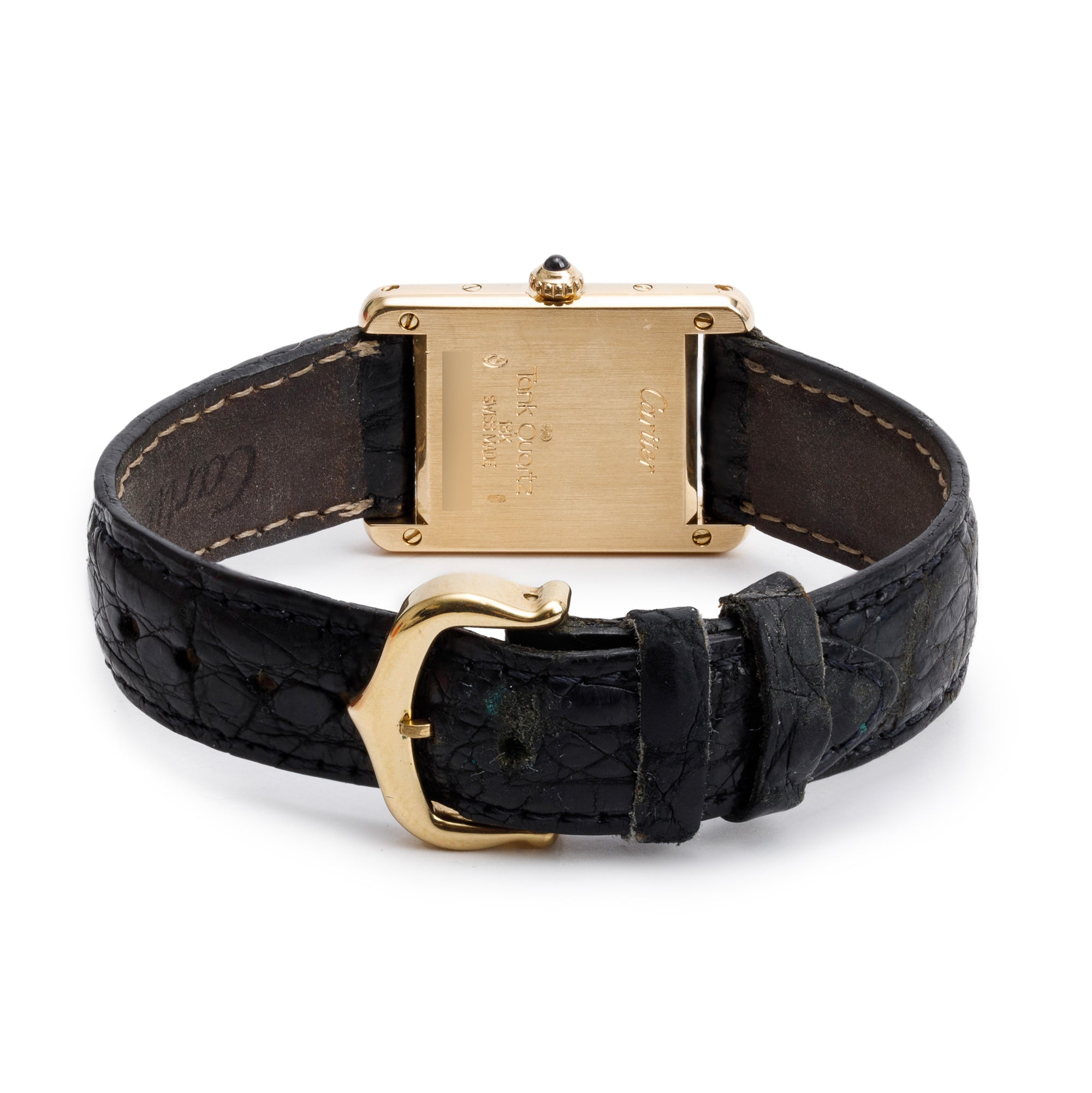 Cartier 18k Yellow Gold Tank Louis Cartier Watch, Small Model w/ Box & Papers