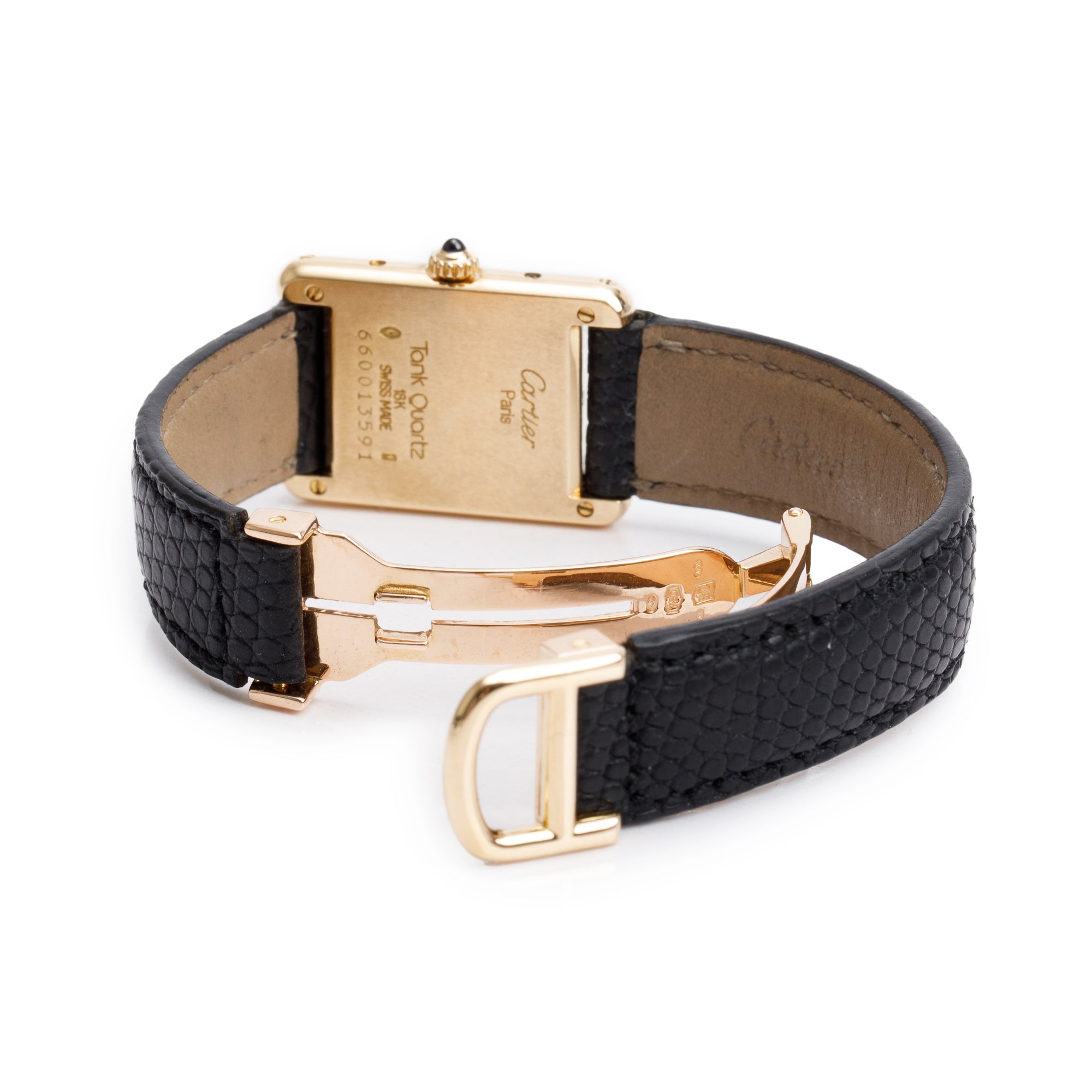 Cartier 18k Yellow Gold Tank Louis Watch, Small Model