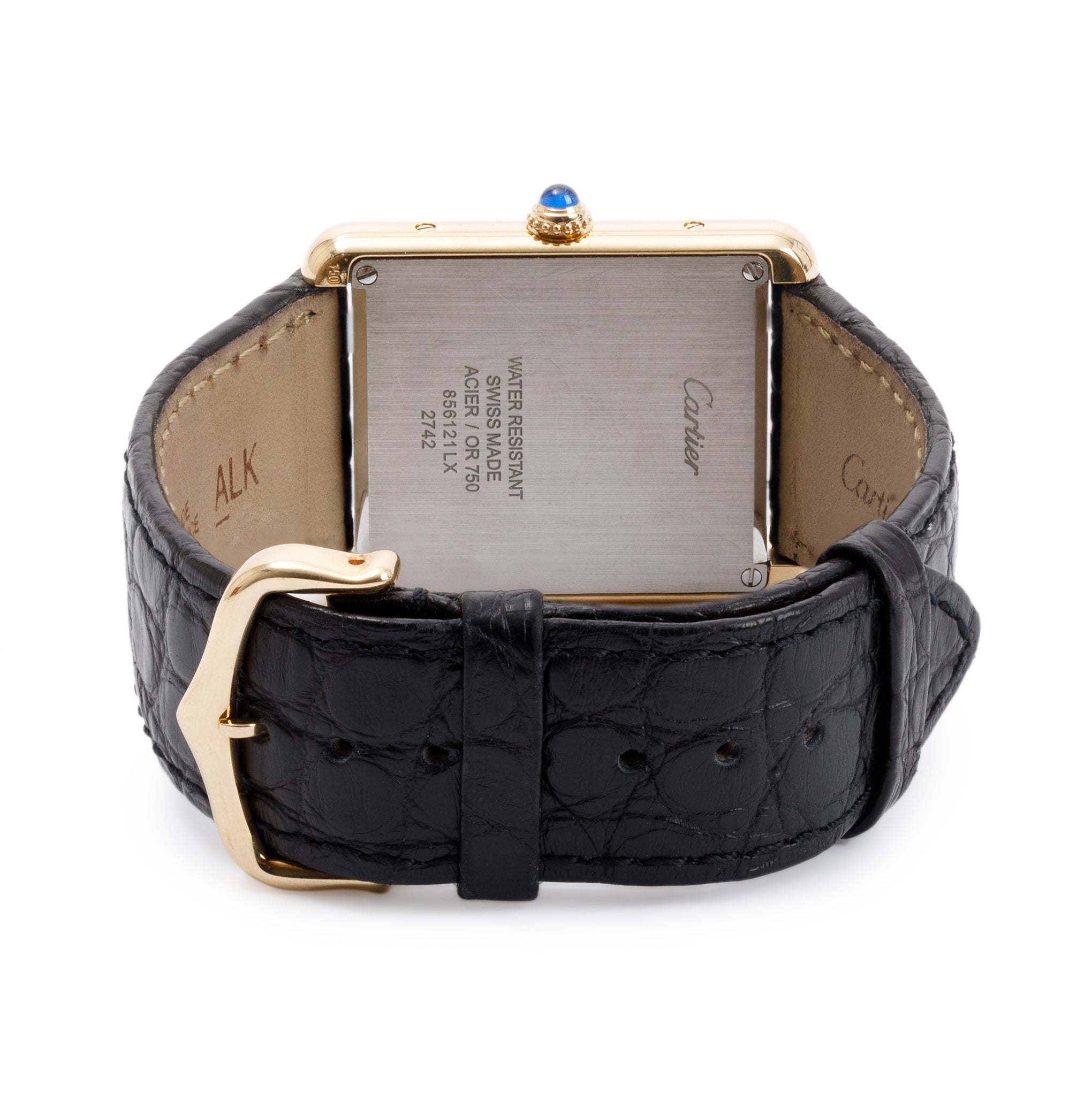 Cartier 18k Yellow Gold Tank Solo Watch w/ Box