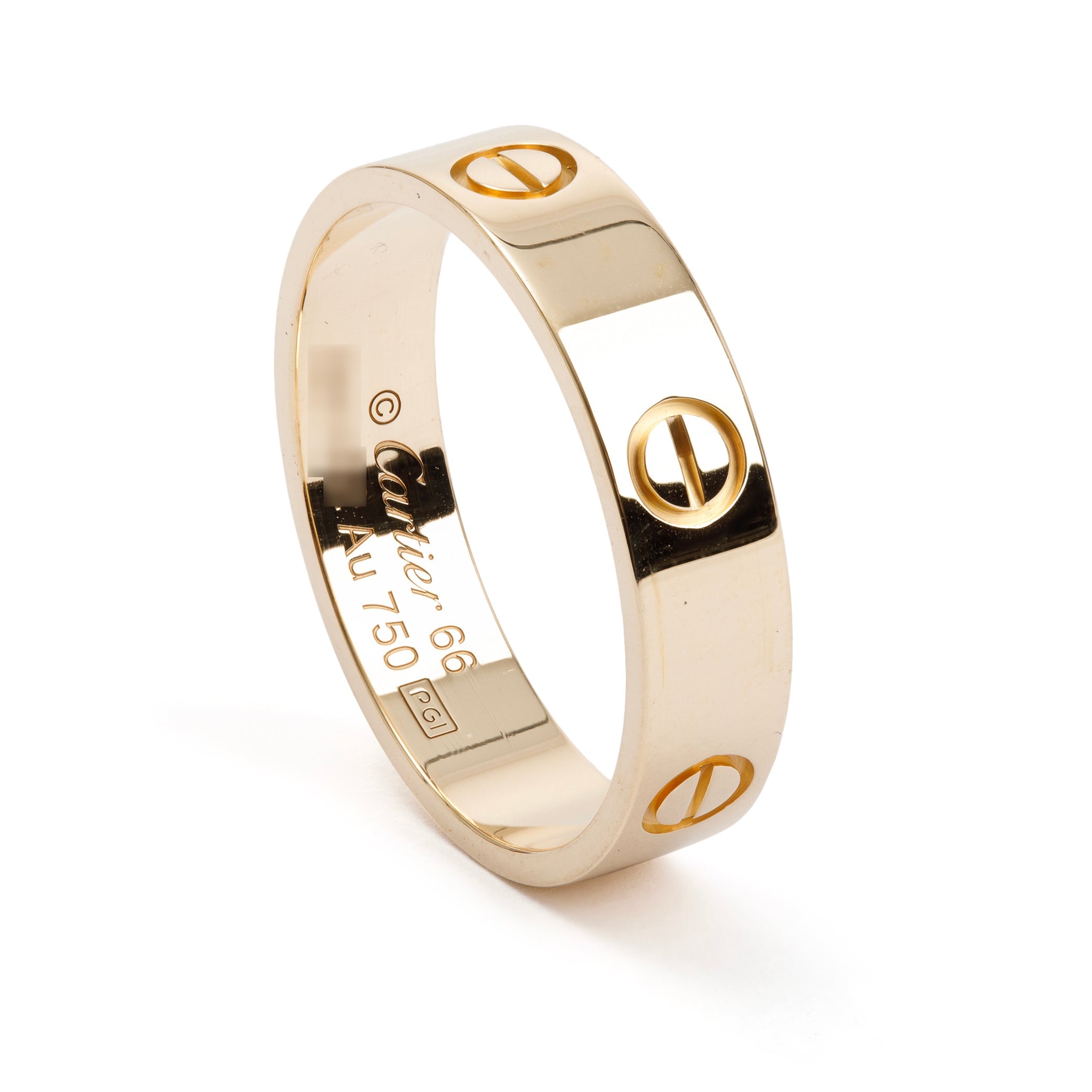 Cartier 2022 18k Yellow Gold 5.5 MM Love Ring, Size 66 11.5 w/ Box & Certificate