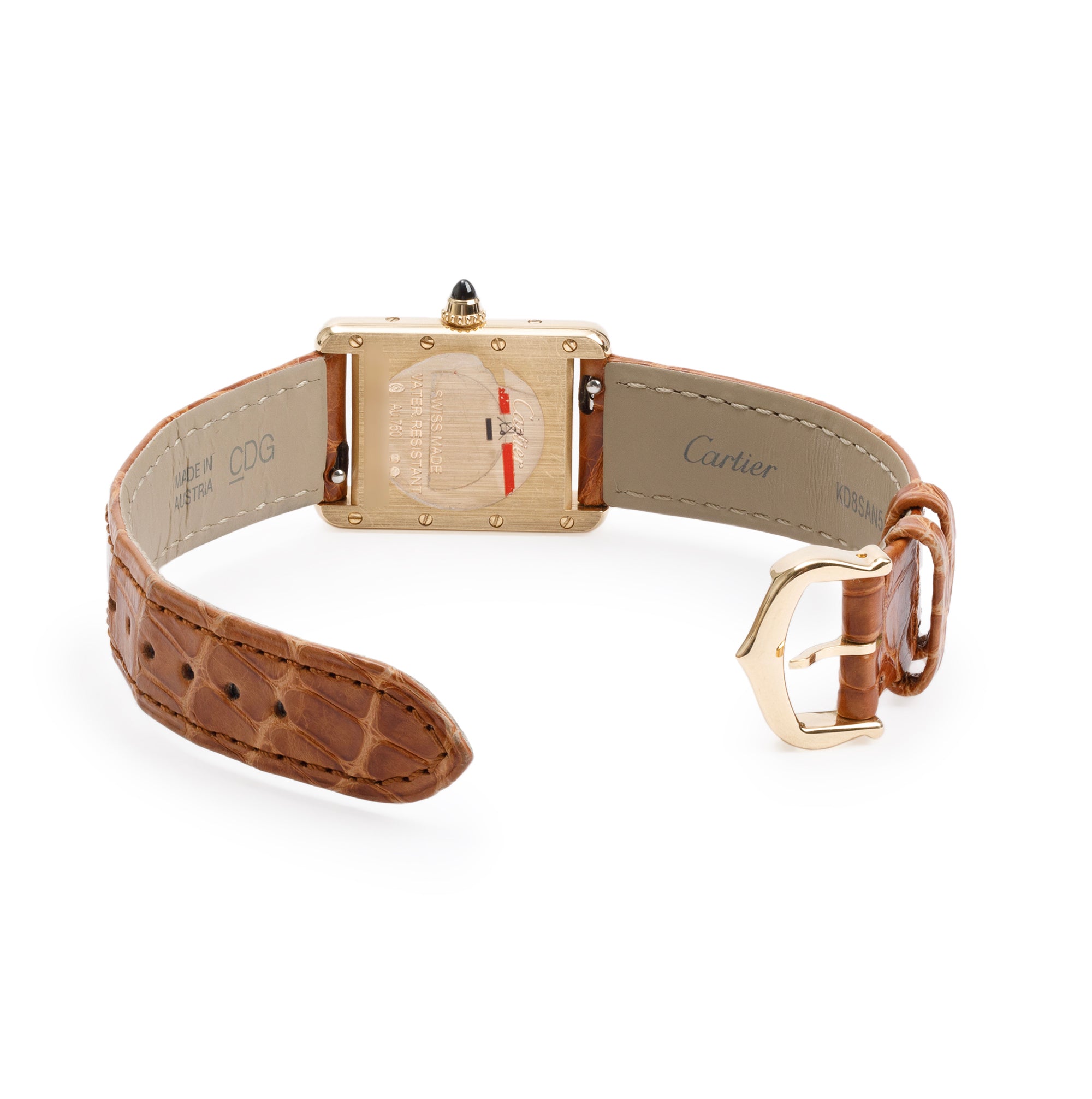 Cartier 2023 18k Yellow Gold Tank Louis 22 MM Watch, Small Model w/ Box & Papers