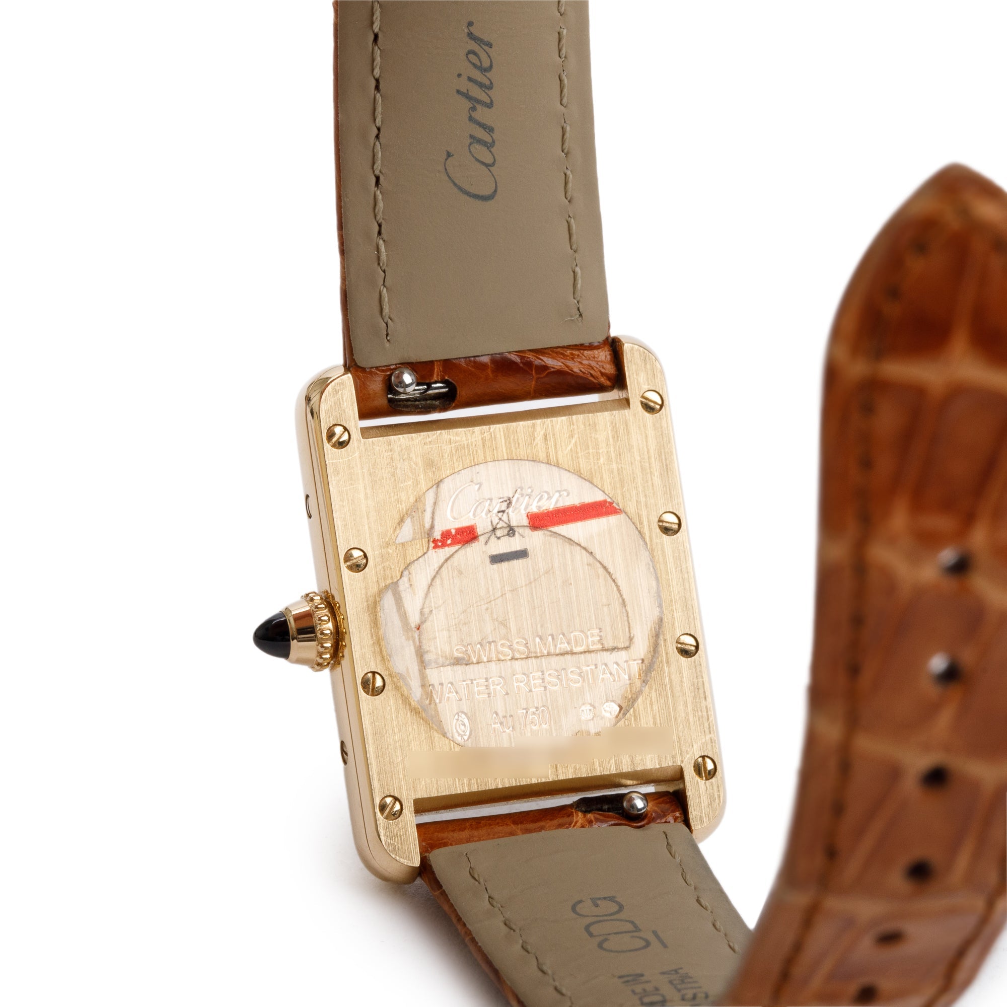 Cartier 2023 18k Yellow Gold Tank Louis 22 MM Watch, Small Model w/ Box & Papers