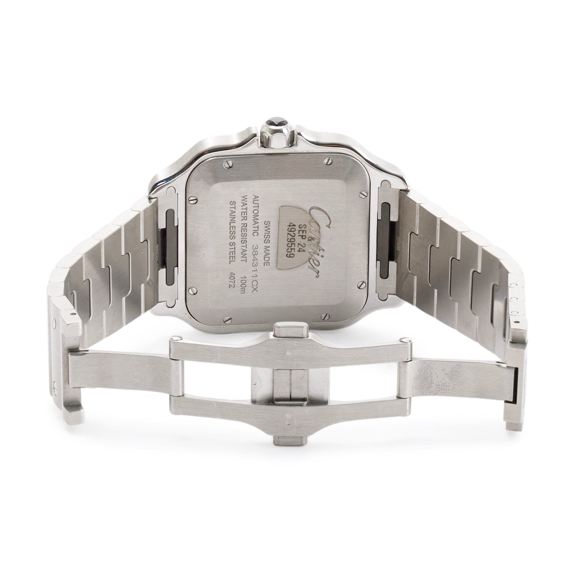 Cartier 2023 Santos de Cartier Watch, Large Model w/ Box & Papers