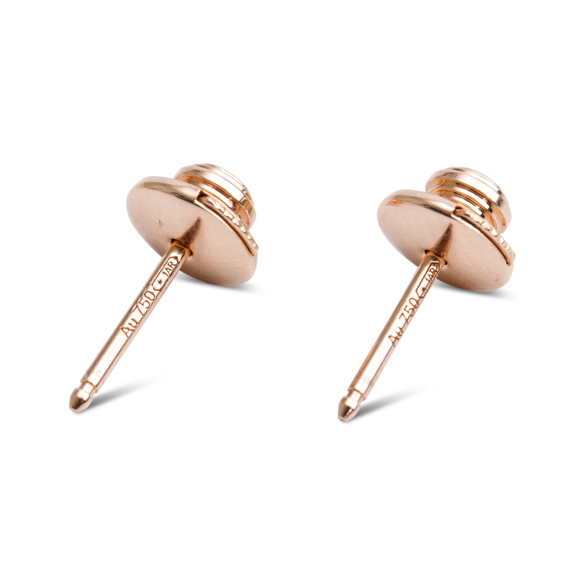 Cartier 2024 18k Rose Gold Diamond D'Amour Stud Earrings, Small Model w/ Box & Certificate