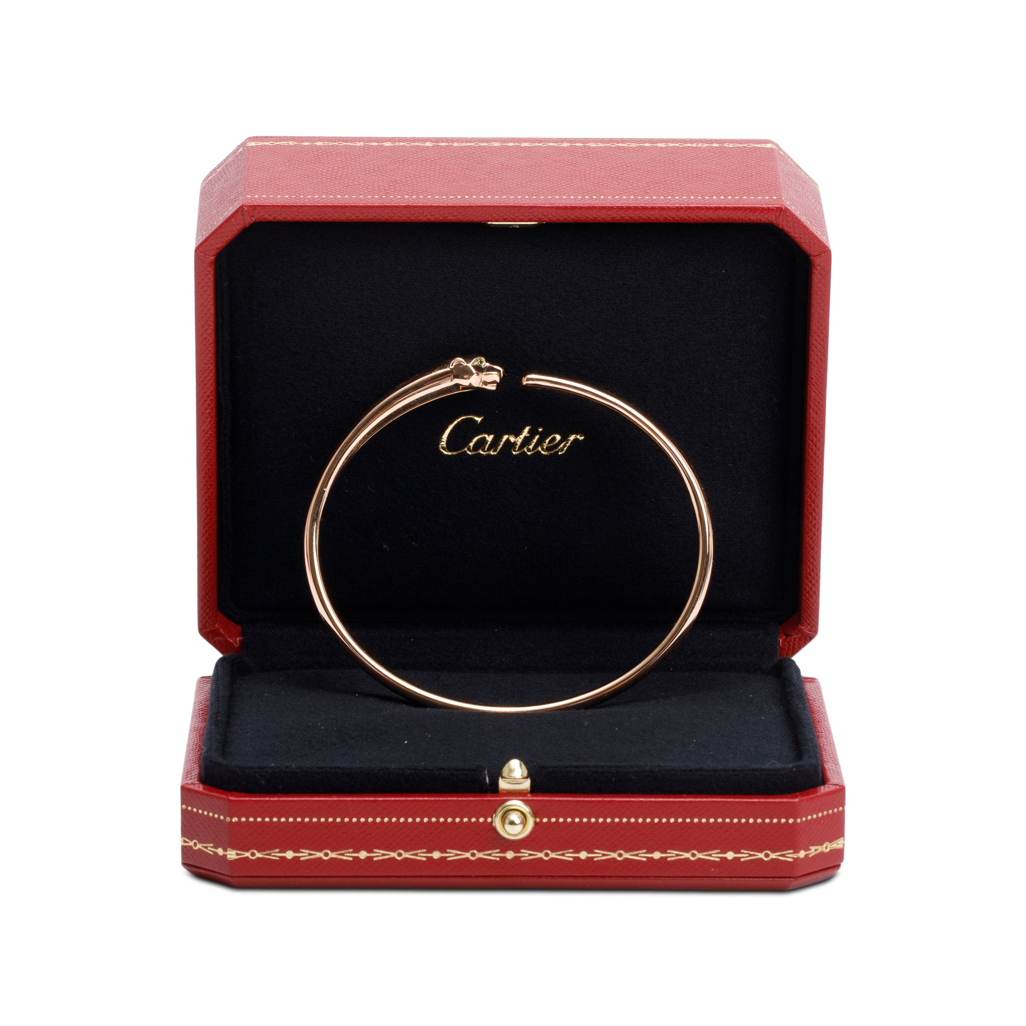 Cartier 2024 18k Rose Gold Panthere de Cartier Bracelet, Small Model Size 19 w/ Box & Receipt