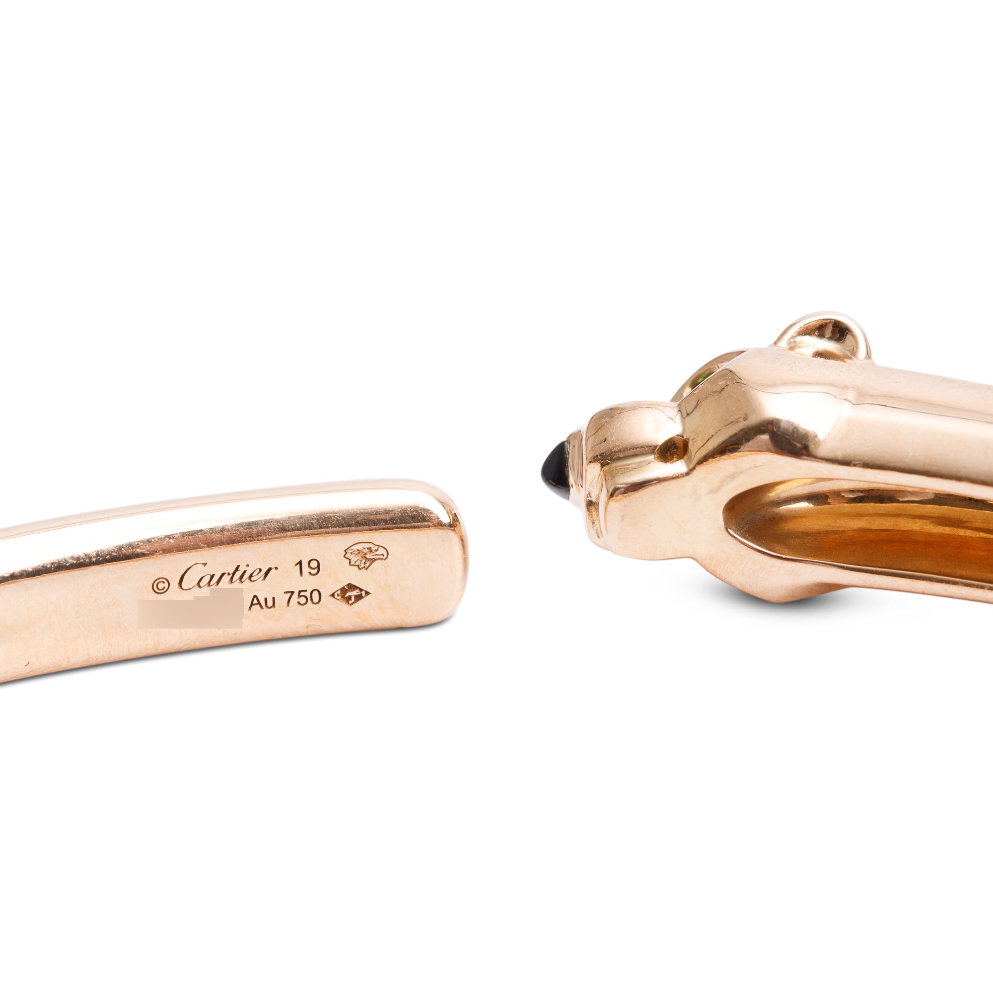 Cartier 2024 18k Rose Gold Panthere de Cartier Bracelet, Small Model Size 19 w/ Box & Receipt