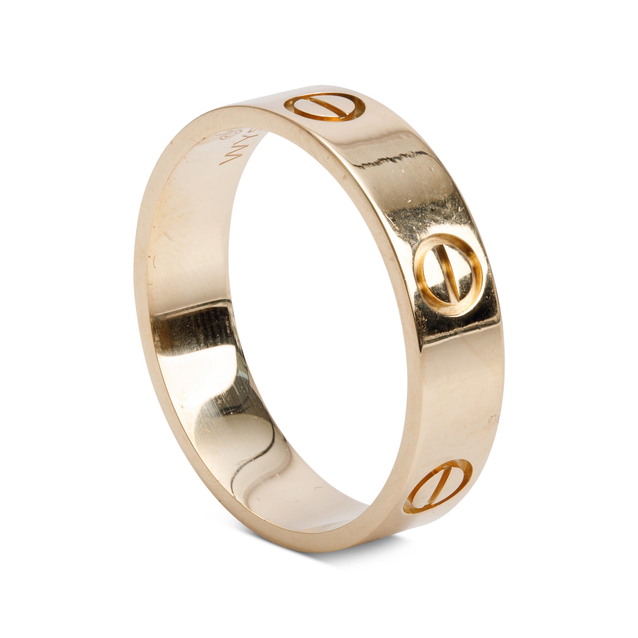 Cartier 2024 18k Yellow Gold 5.5 MM Love Ring, Size 63 10.5 w/ Box, Certificate & Receipt