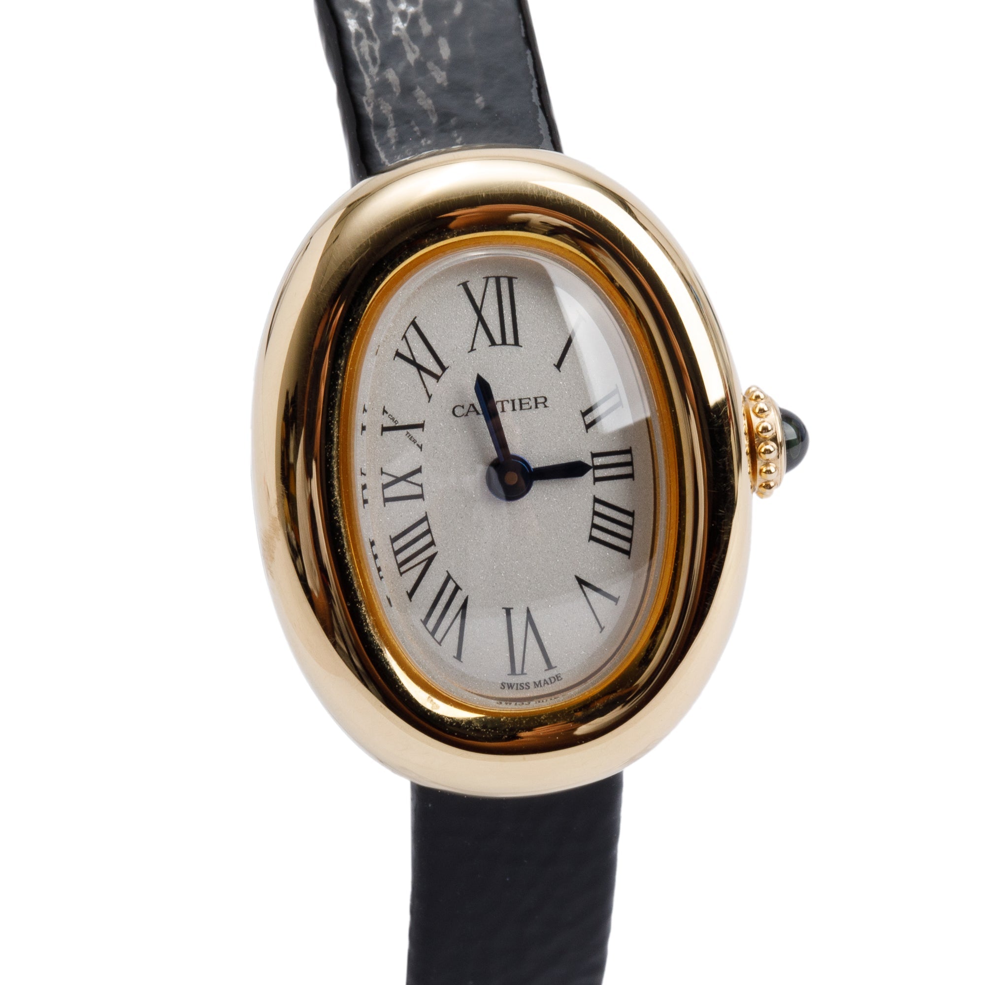 Cartier 2024 18k Yellow Gold Baignoire Watch, Mini Model 4511 w/ Box & Papers