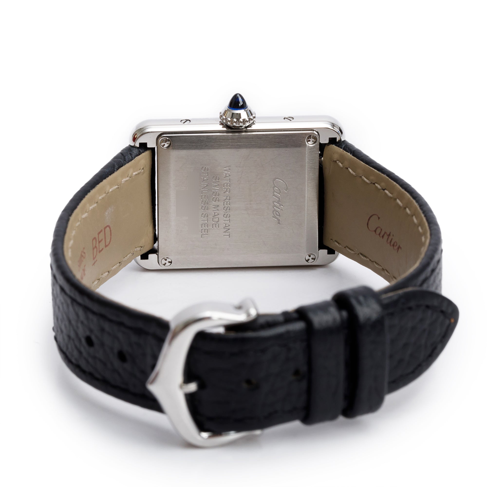 Cartier 2024 Stainless Steel Tank Must de Cartier Quartz Watch, Small Model 4322 w/ Box & Papers