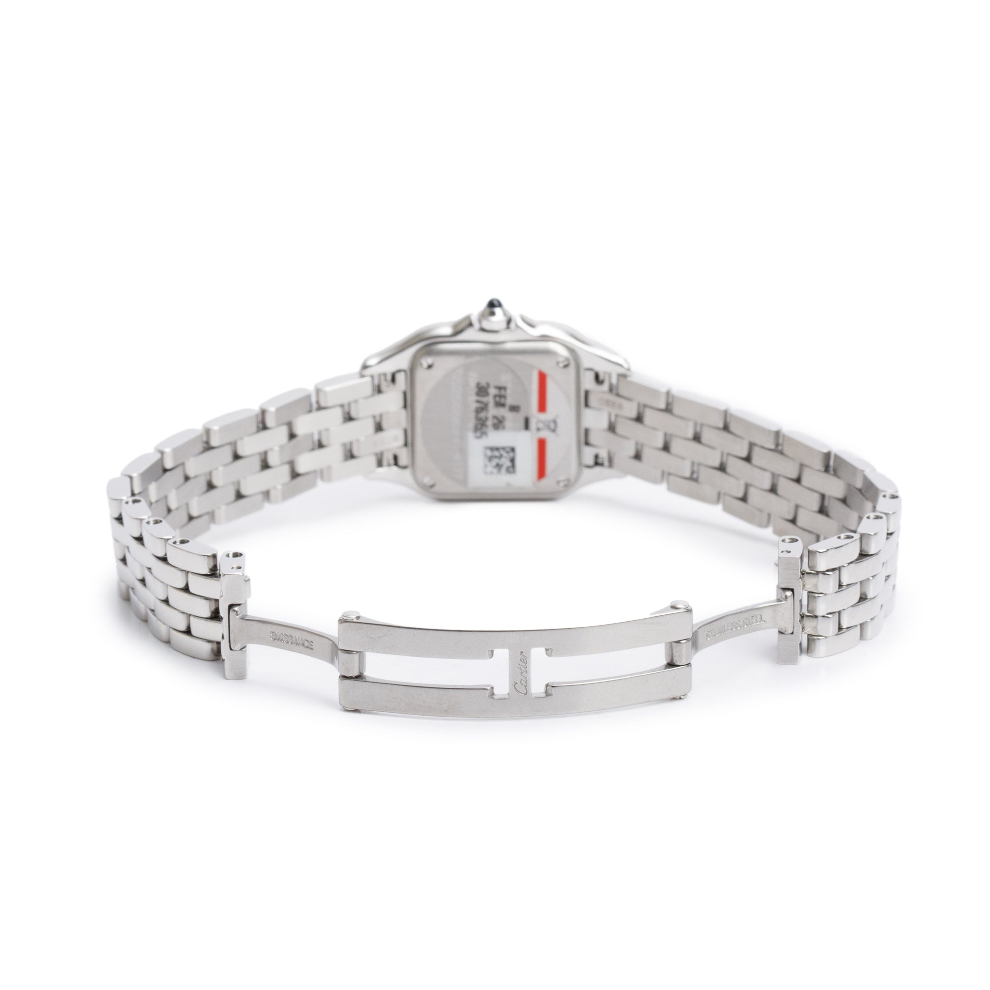 Cartier 2025 Stainless Steel Diamond Bezel Panthere de Cartier Watch, Small Model 4177 w/ Box & Papers