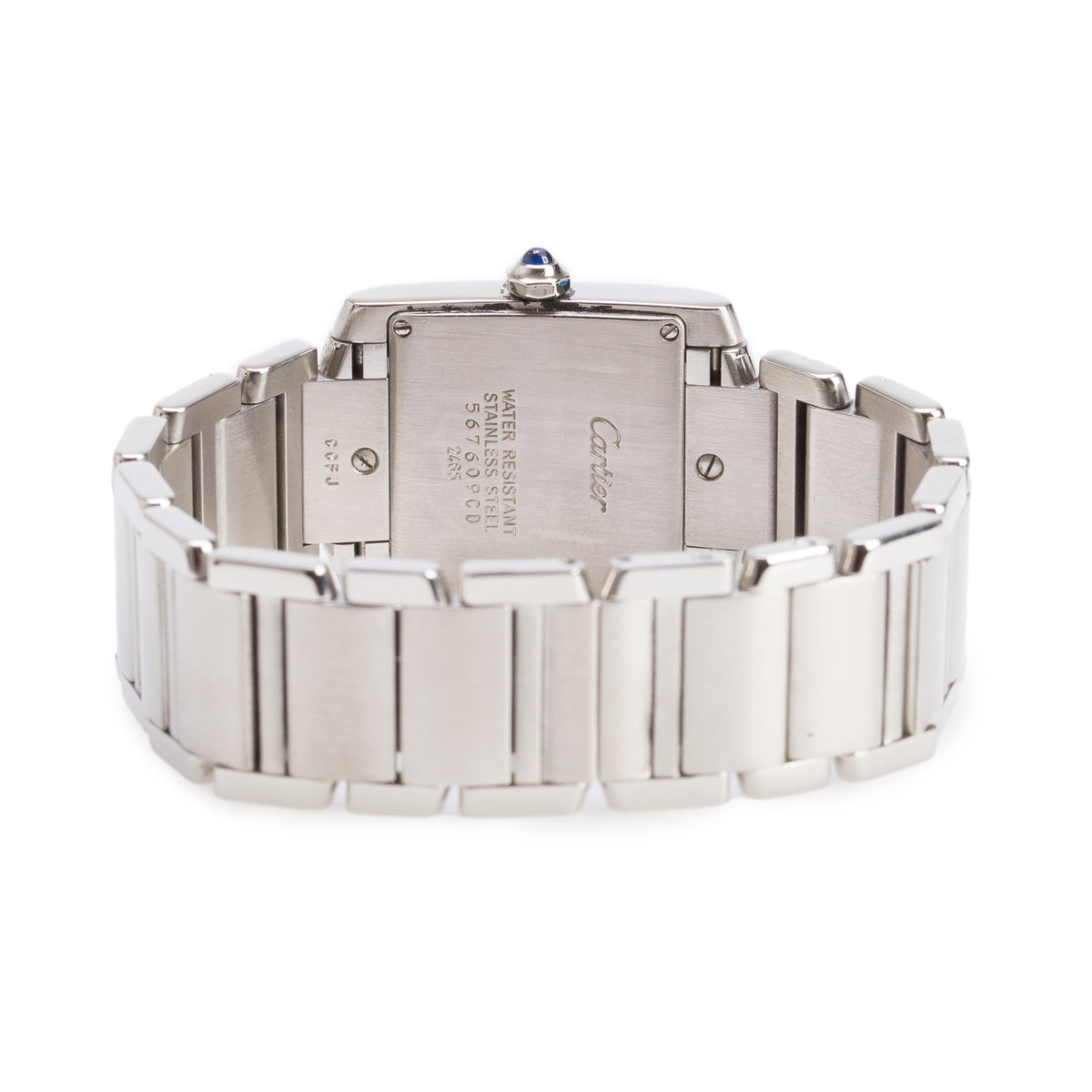 Cartier Stainless Steel Tank Francaise Watch, Medium Model 2465