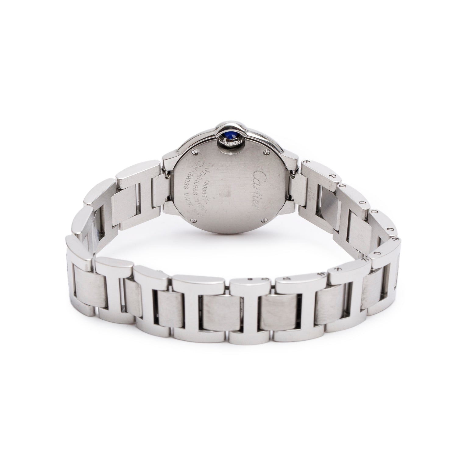 Cartier Stainless Steel Ballon Bleu de Cartier 28 MM Quartz Watch 3009 w/ Box & Papers