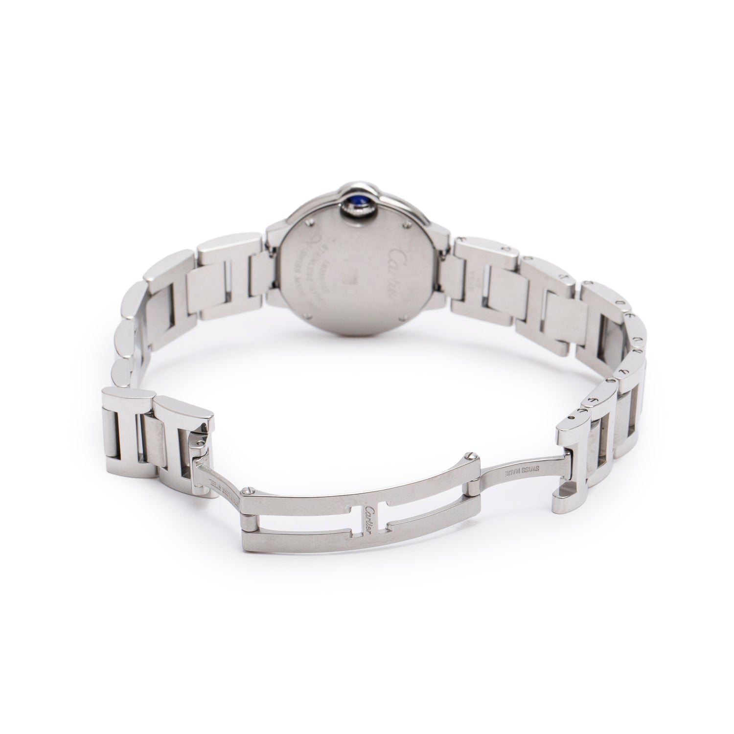 Cartier Stainless Steel Ballon Bleu de Cartier 28 MM Quartz Watch 3009 w/ Box & Papers